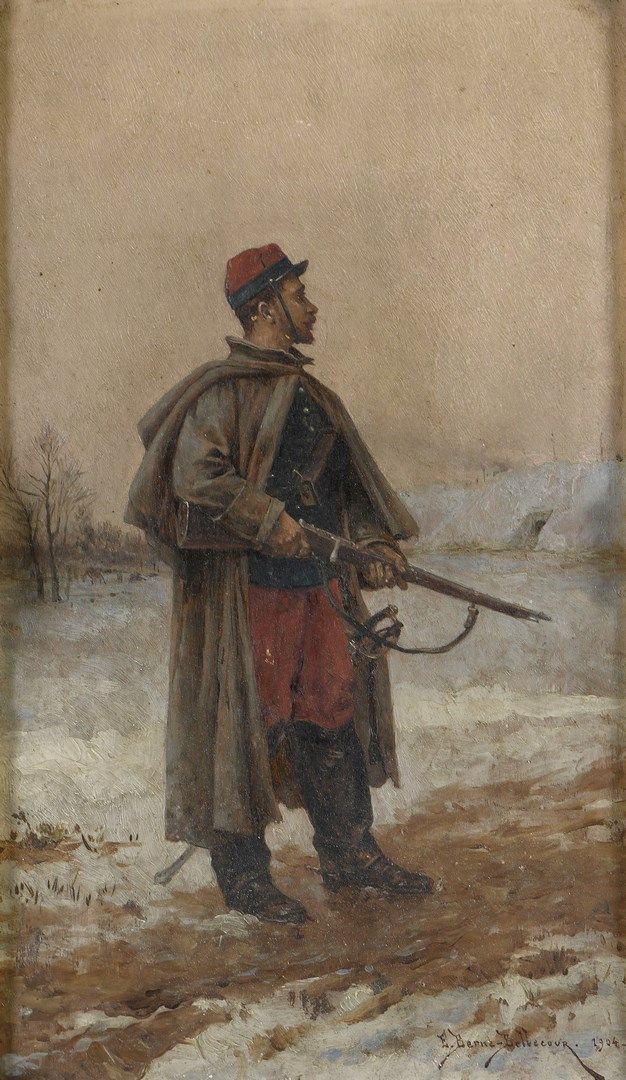 Null BERNE-BELLECOUR Étienne Prosper, 1838-1910

Infantería en invierno, 1904

ó&hellip;