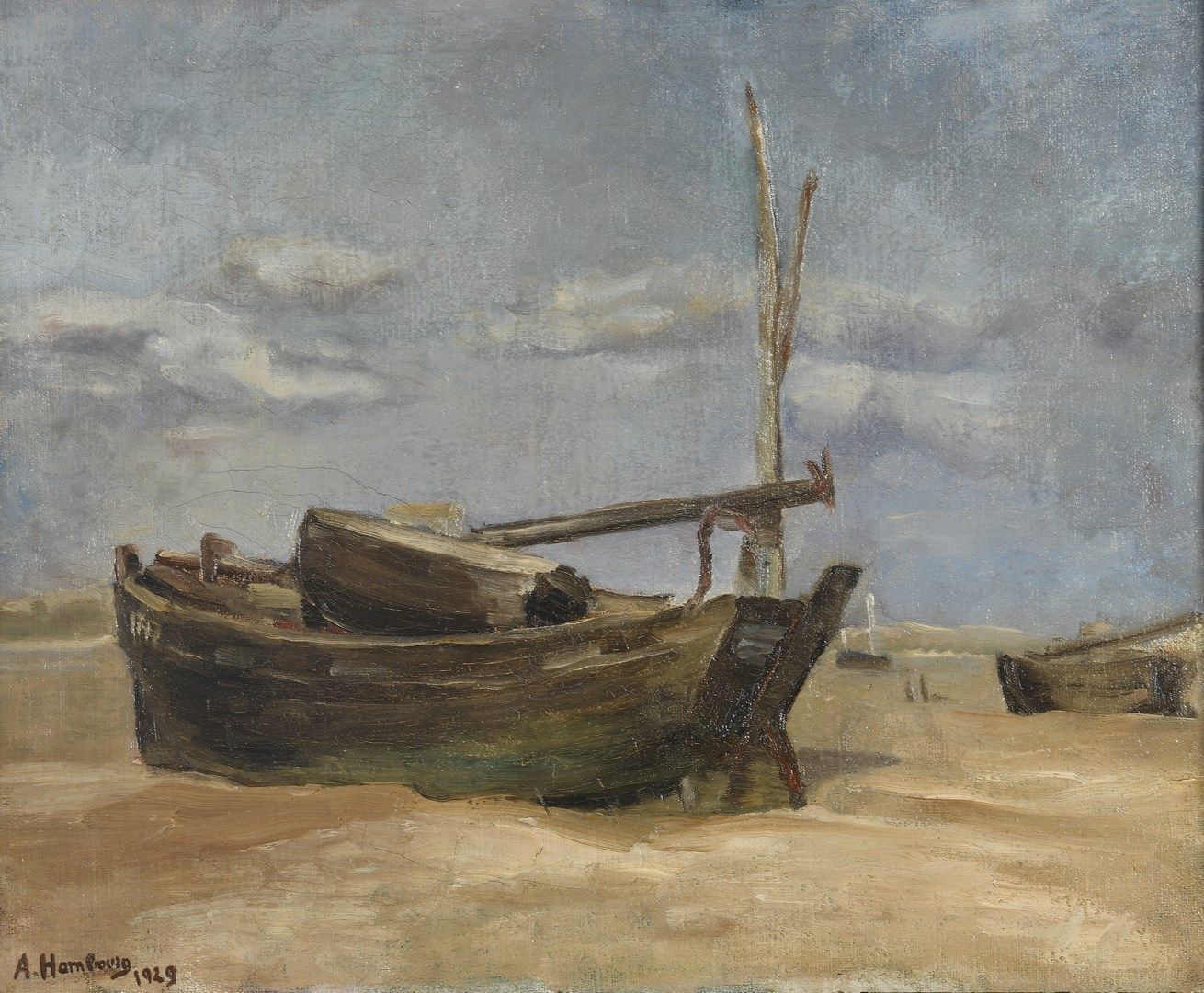 Null HAMBOURG André, 1909-1999

Old boat in Berck, 1929

oil on canvas (cracks a&hellip;