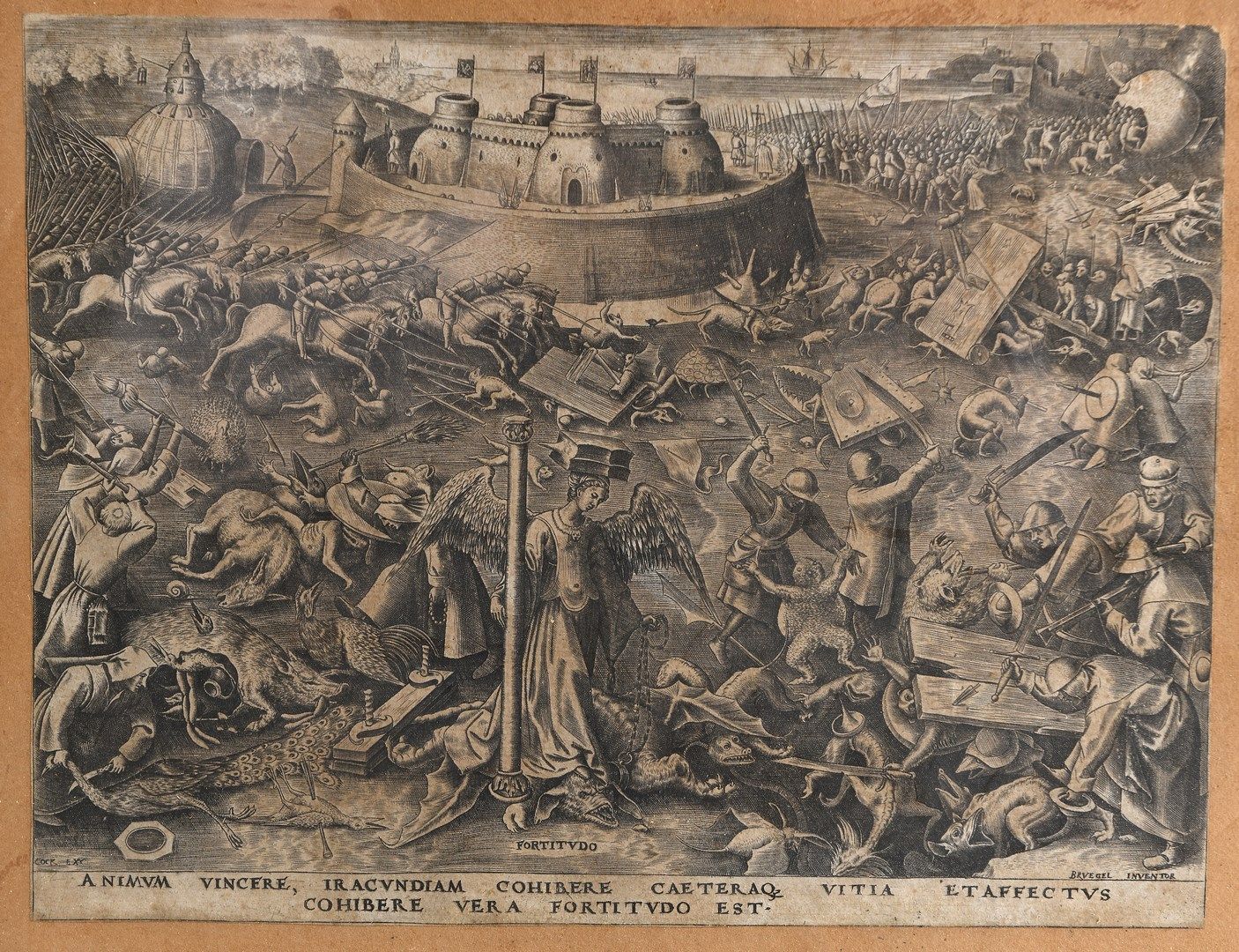 Null Peter BRUEGHEL (c.1525-c.1569)

FORTITUDO

Planche de la série des Sept Ver&hellip;