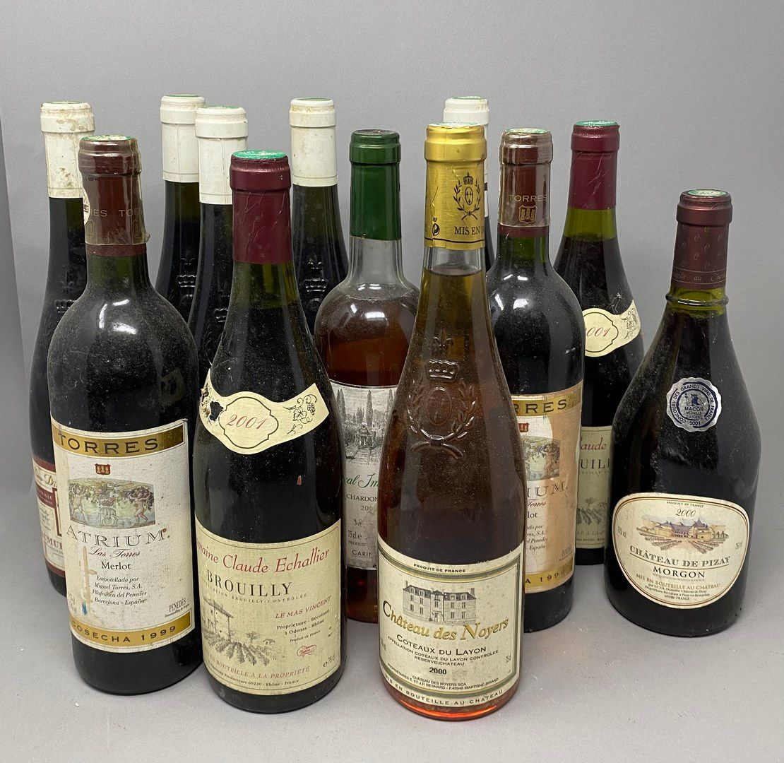 Null Ensemble de 12 bouteilles:
1 bouteille de Coteau du Layon, Ch. Des Noyers 2&hellip;