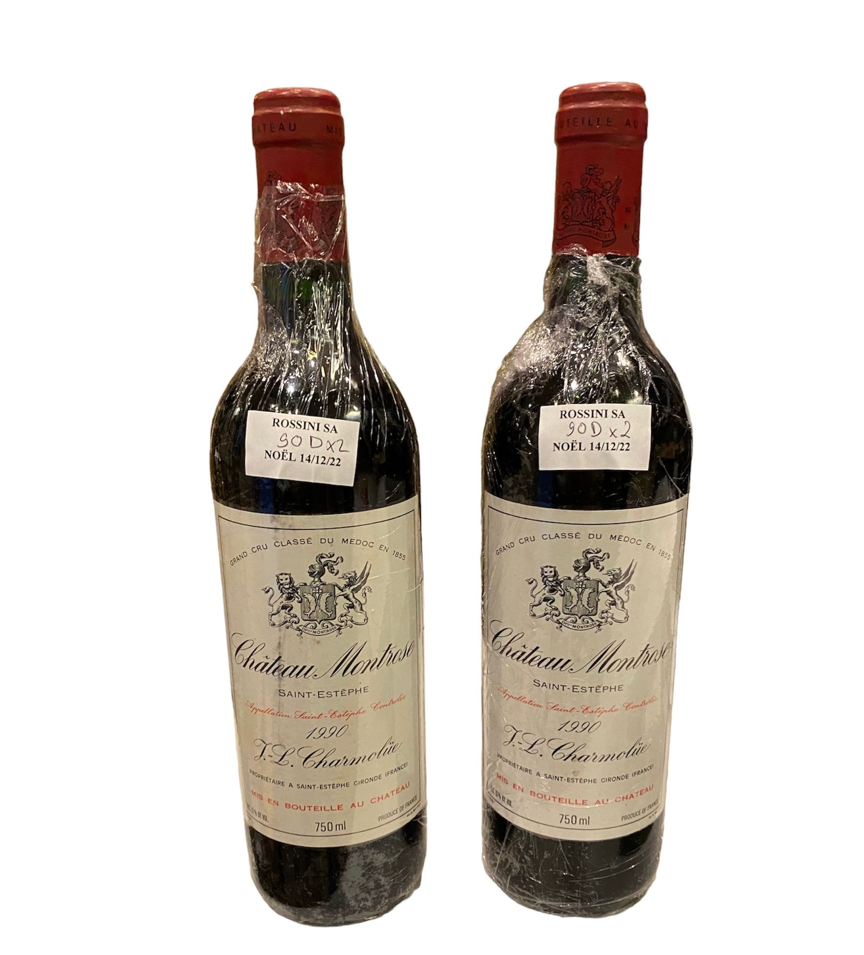Null 2 bottles Château Montrosel, Saint Estephe 1990