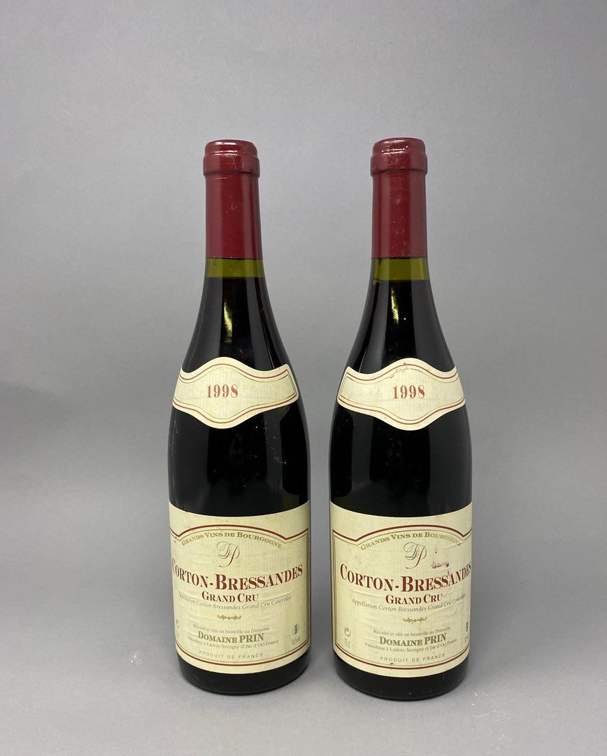 Null 2 bouteilles 	CORTON 	BRESSANDES, 	Prin 	1998