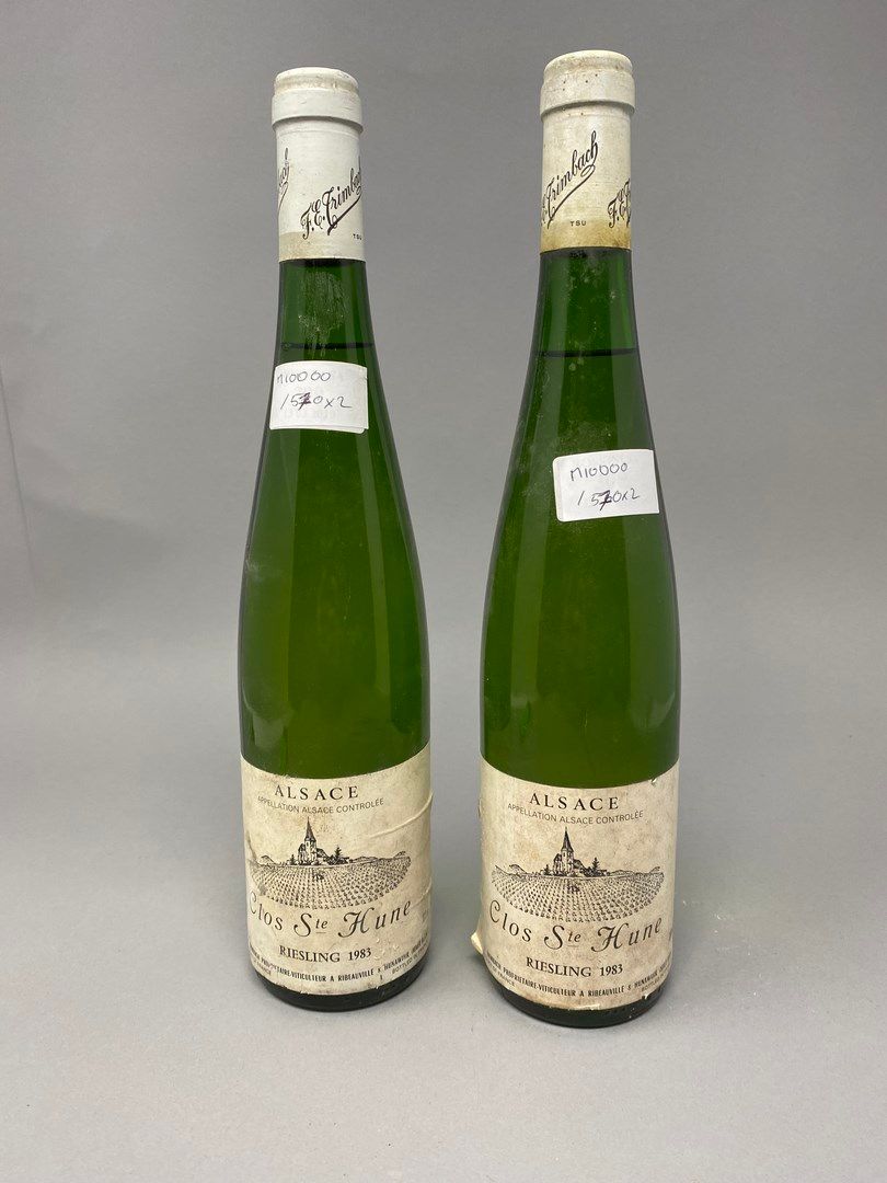 Null 2 botellas Alsacia, Clos Ste Hune, Riesling 1983