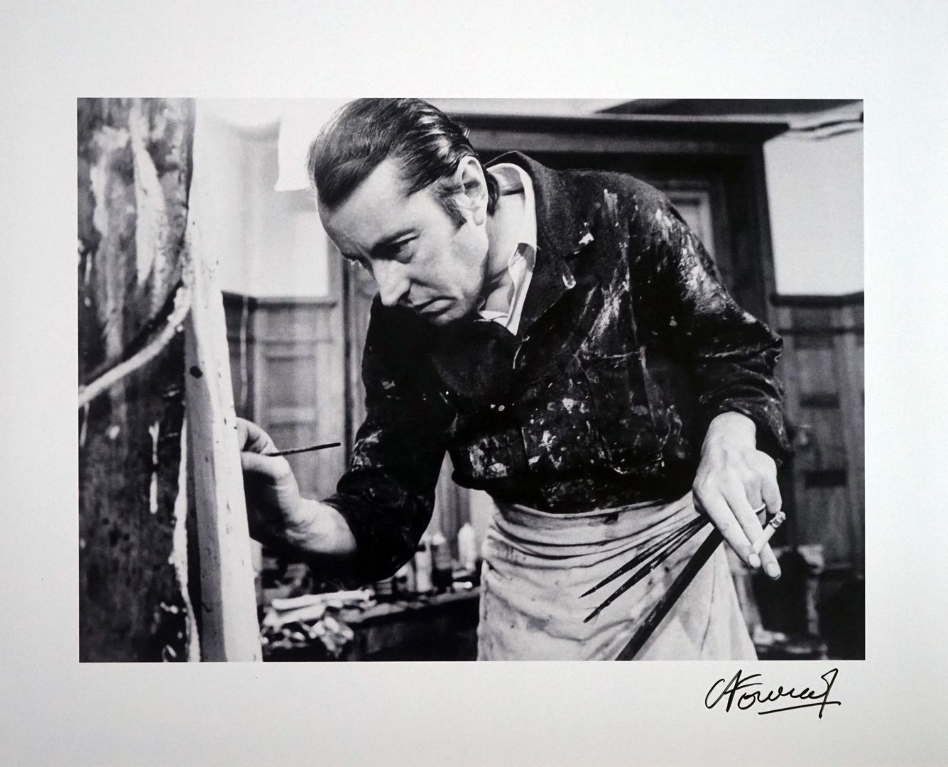 Null 伯纳德-巴菲特在他的工作室 1959年

印在富士胶片纸上，作者在图像下用黑色墨水签名

39 x 49 厘米