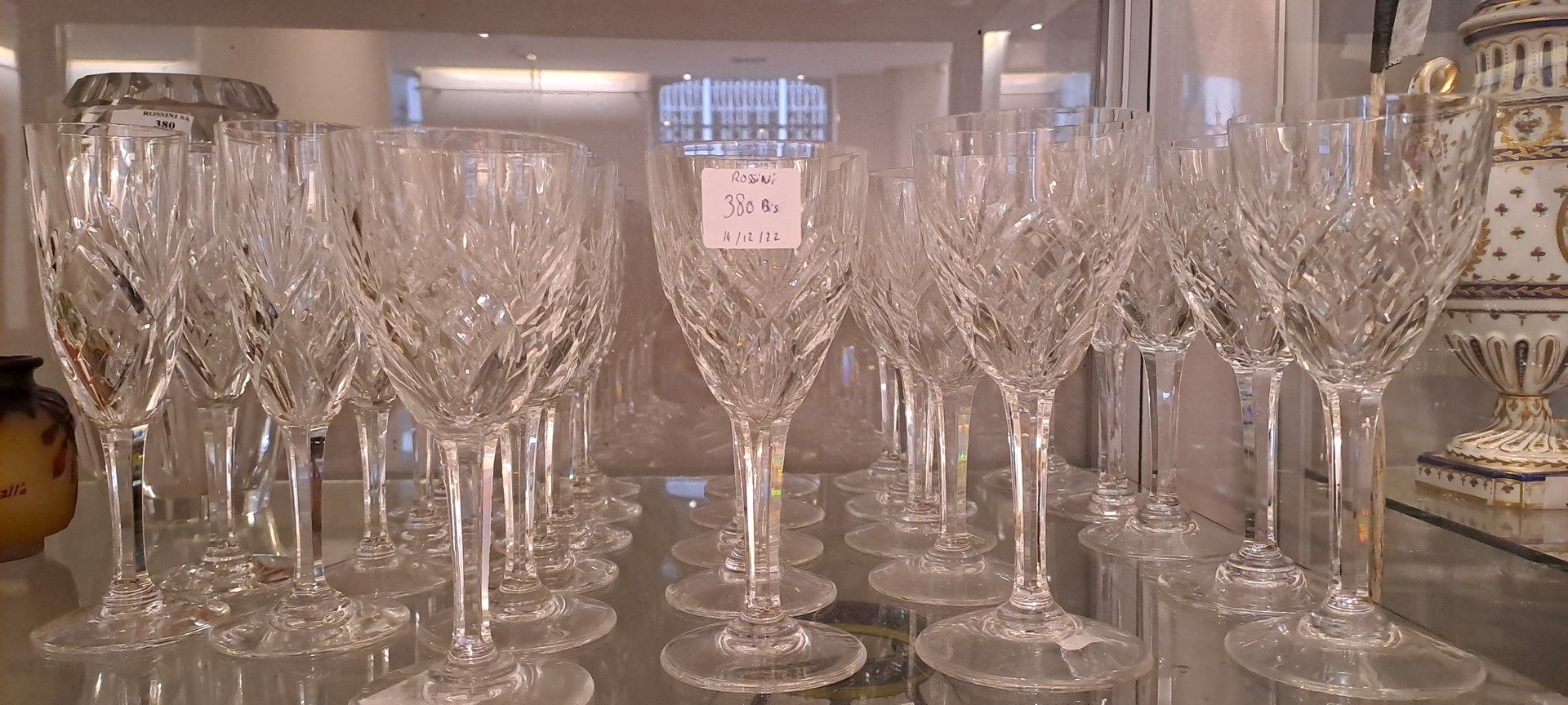 Null SAINT-LOUIS
Teil eines Gläsersets Modell "Chantilly" bestehend aus elf Rotw&hellip;