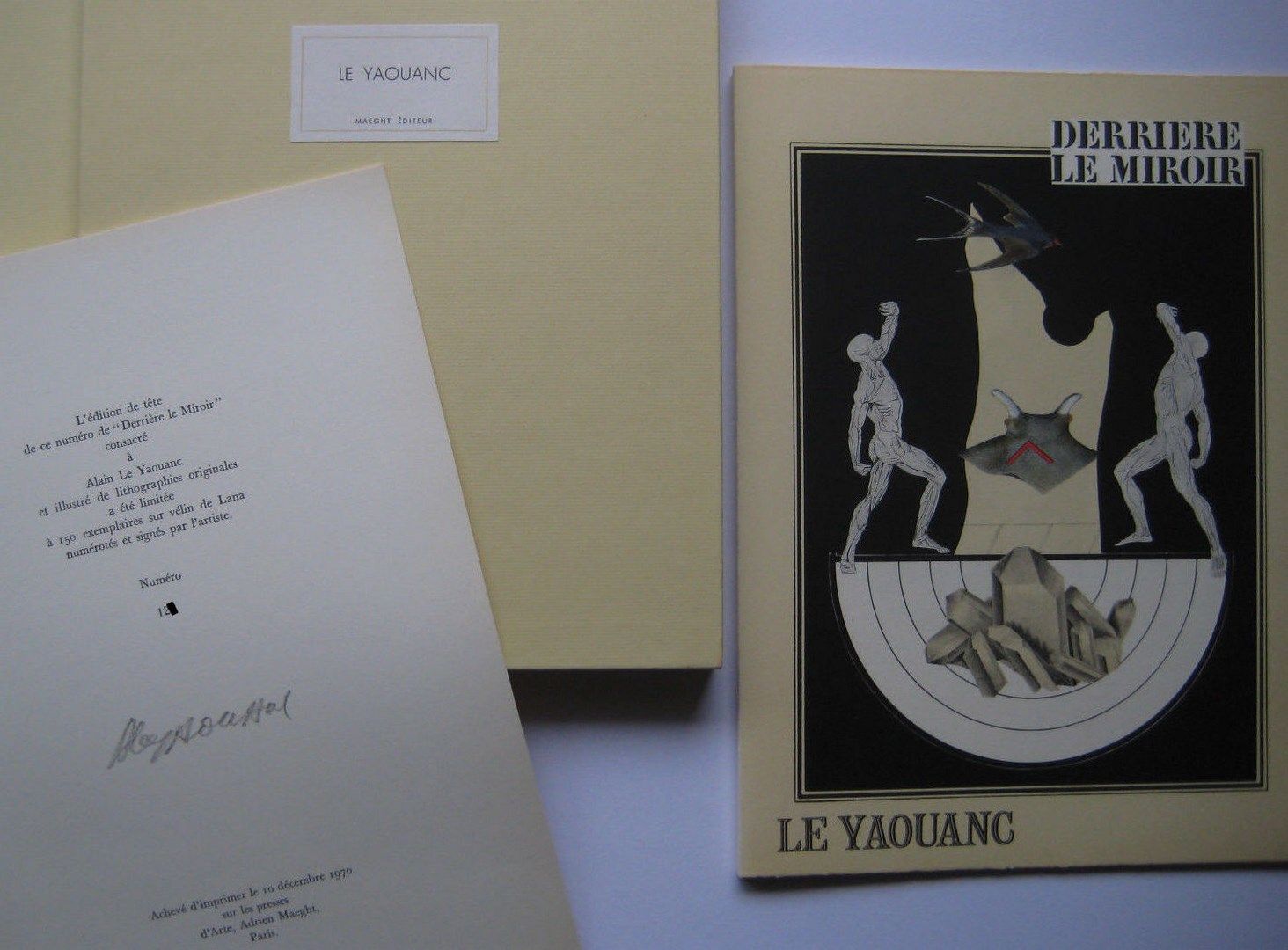 Null LE YAOUANC Alain 
Revue « Derrière le Miroir » décembre 1970. Texte de Alai&hellip;