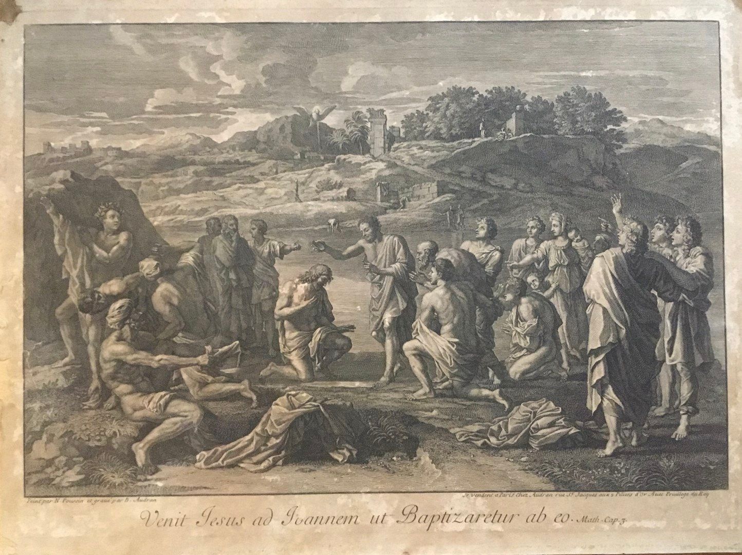 Null AUDRAN Benoit dit Le Vieux 
Engraving after Nicolas POUSSIN are sold at Aud&hellip;