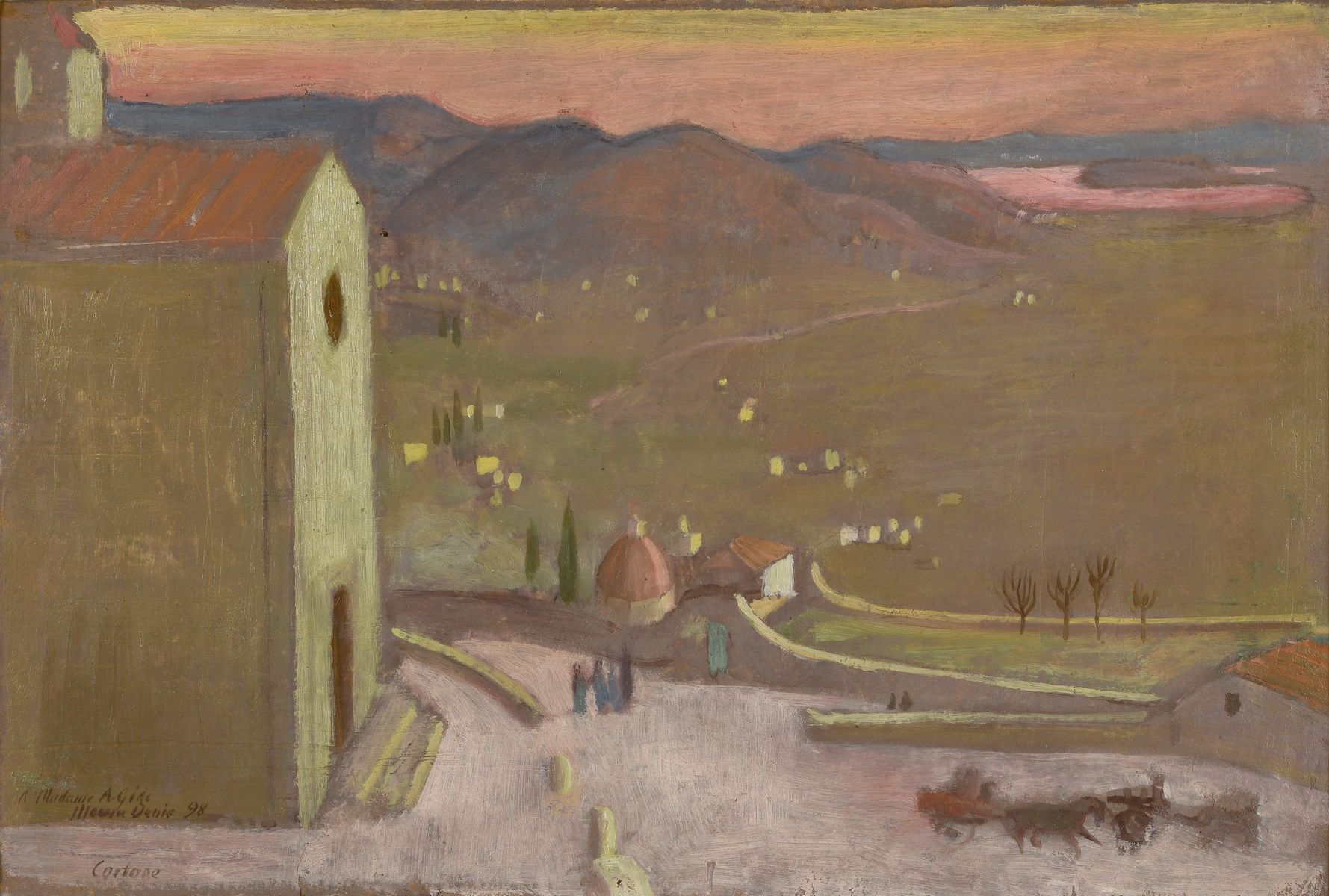 Null DENIS Maurice, 1870-1943
Vista de Cortona, 2ª versión, 1898
óleo sobre cart&hellip;