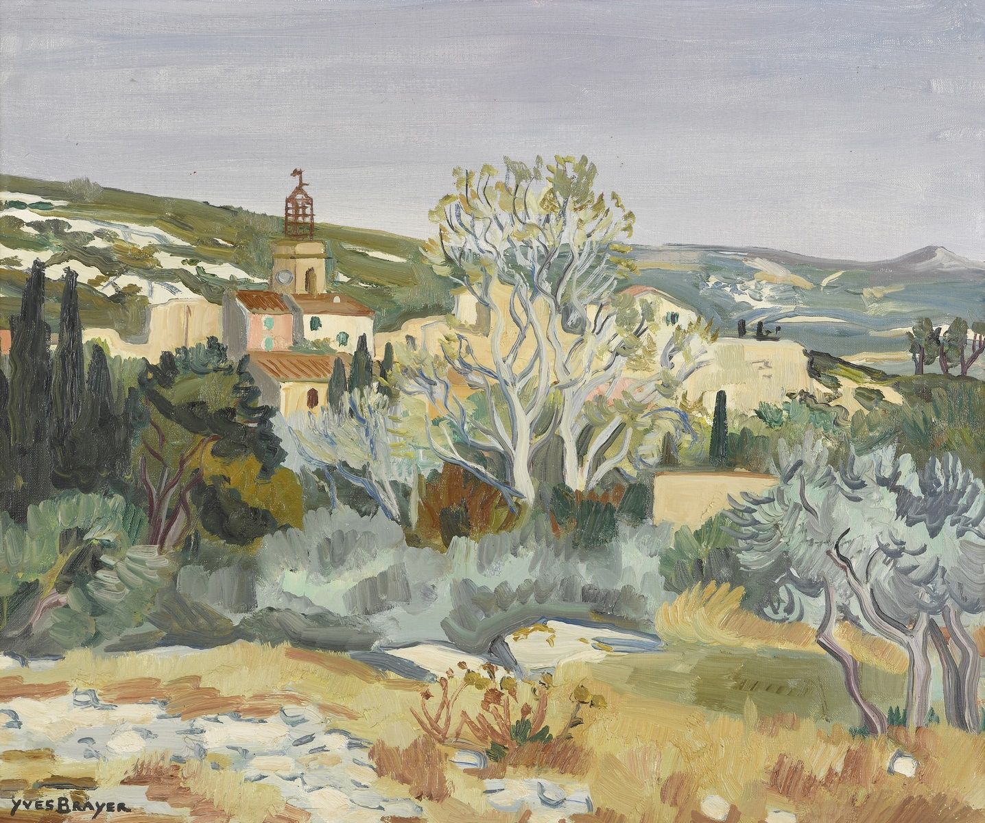 Null BRAYER Yves, 1907-1990
Eyguières en été, 1971
huile sur toile
signée en bas&hellip;