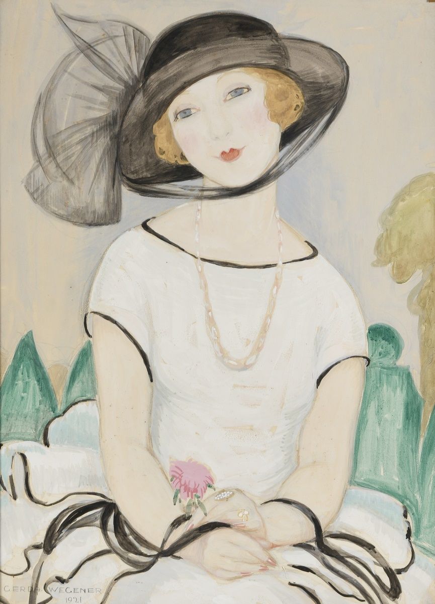 Null WEGENER Gerda, 1885-1940
Portrait présumé de Madame Madeleine Lamy, 1921
go&hellip;