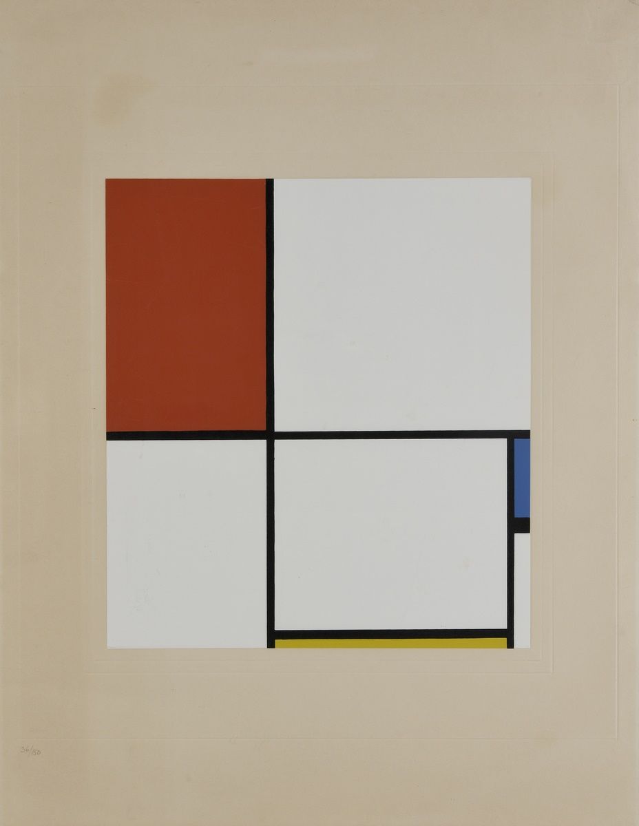 Null MONDRIAN Piet, 1872-1944
After the composition Table D, 1932
serigraph in c&hellip;