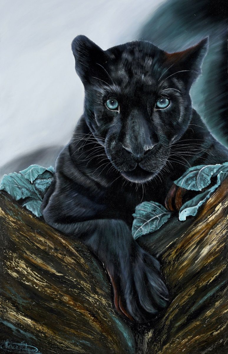 Null ACHMAR Maria, born in 1973
Black panther, 2022
oil on canvas
signed lower l&hellip;