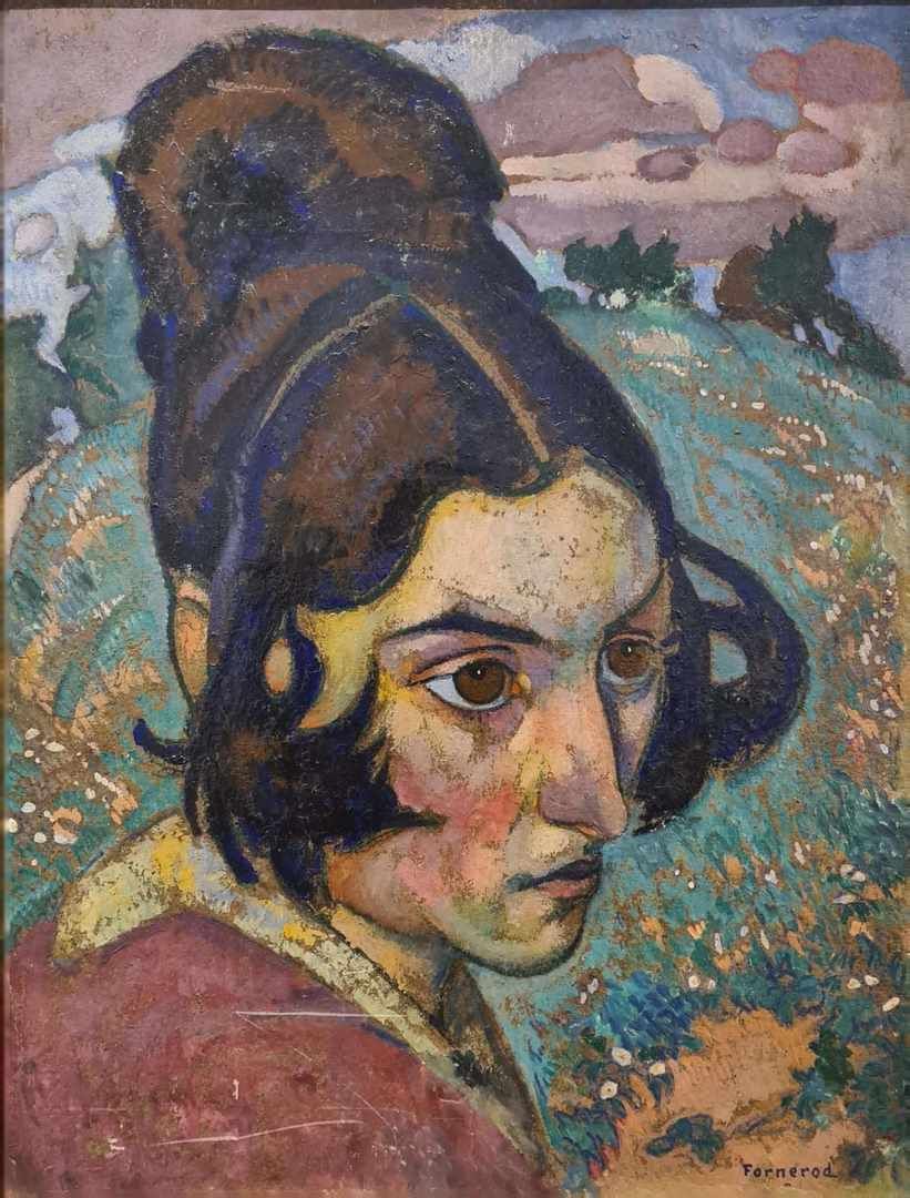 Null FORNEROD Rodolphe, 1877-1953
Jeune femme sur la colline
huile sur carton (t&hellip;
