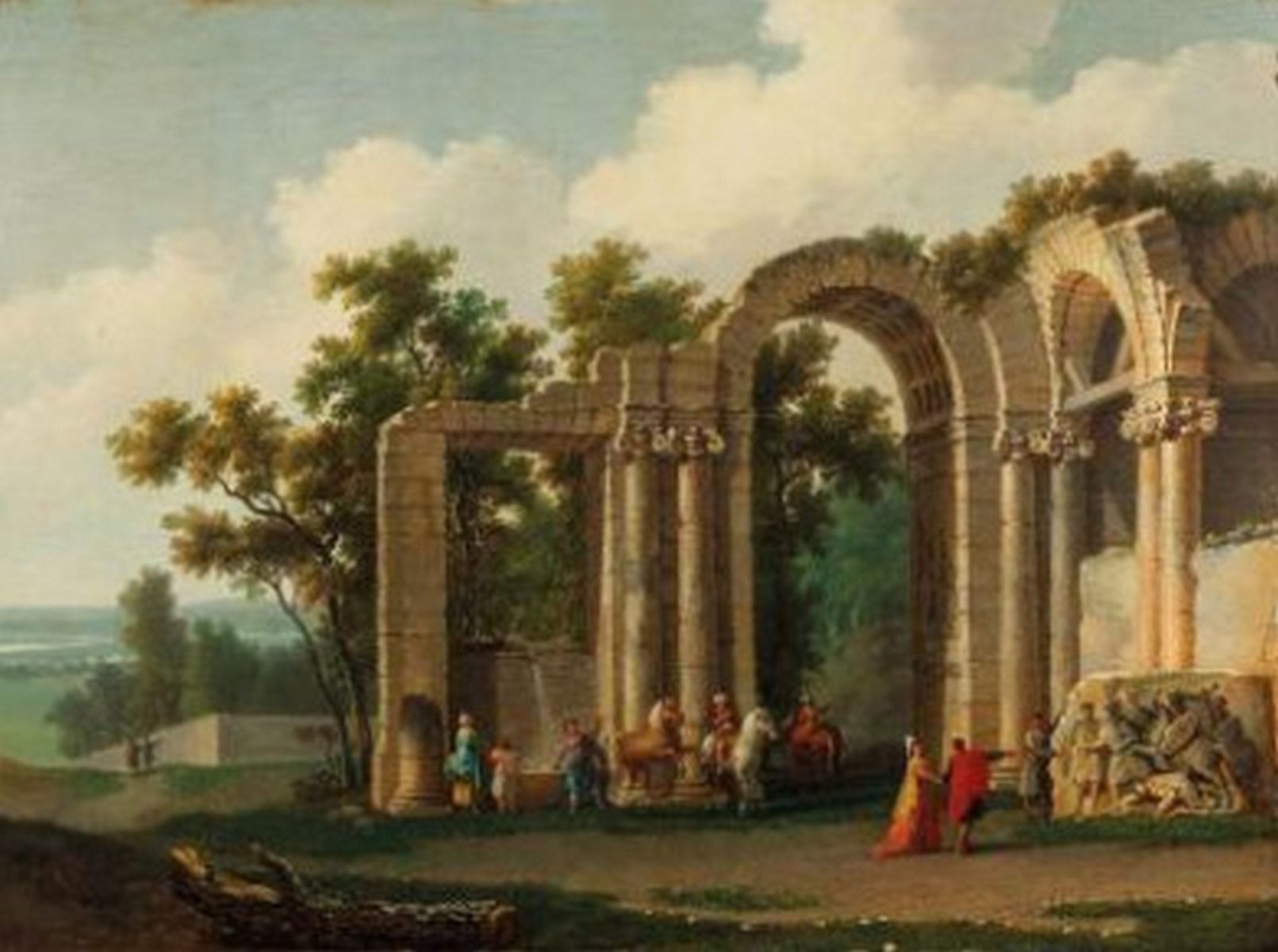 Null GENILLION Jean-Baptiste (Zugewiesen an)
Besucher in den antiken Ruinen
Vorb&hellip;
