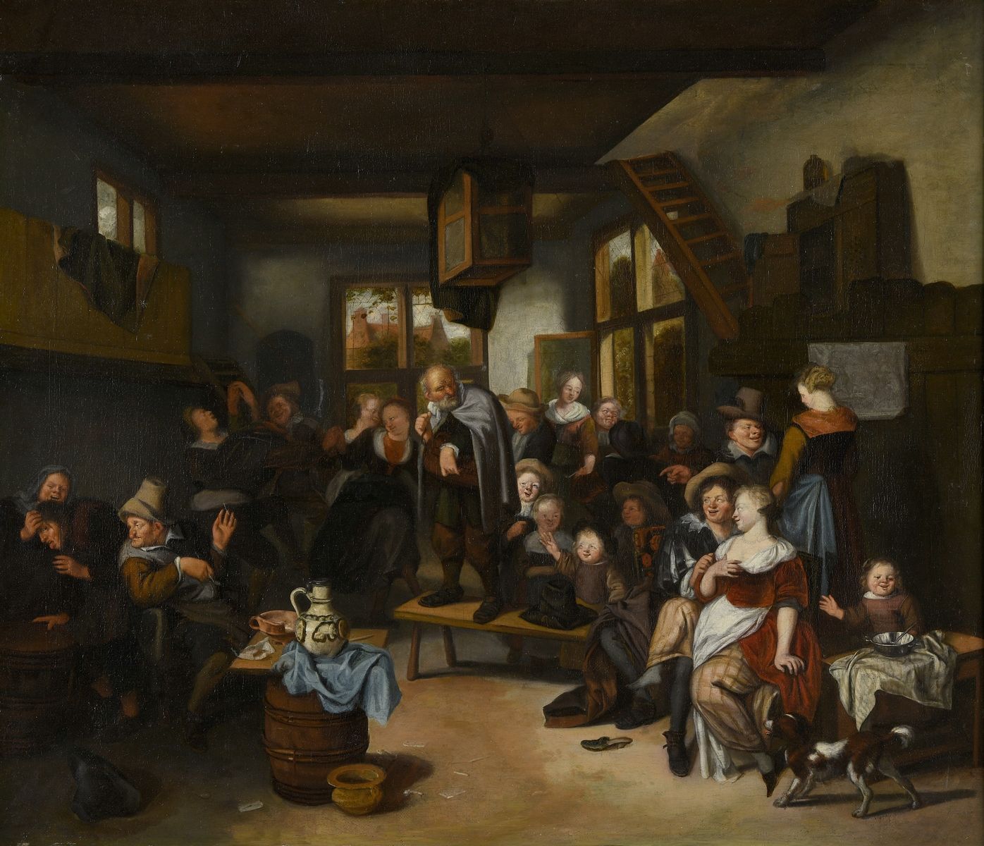 Null VALCK Hendrick de
Leewarden 1674 - id; 1709

Dorftanz um den Drehleier

Öl &hellip;