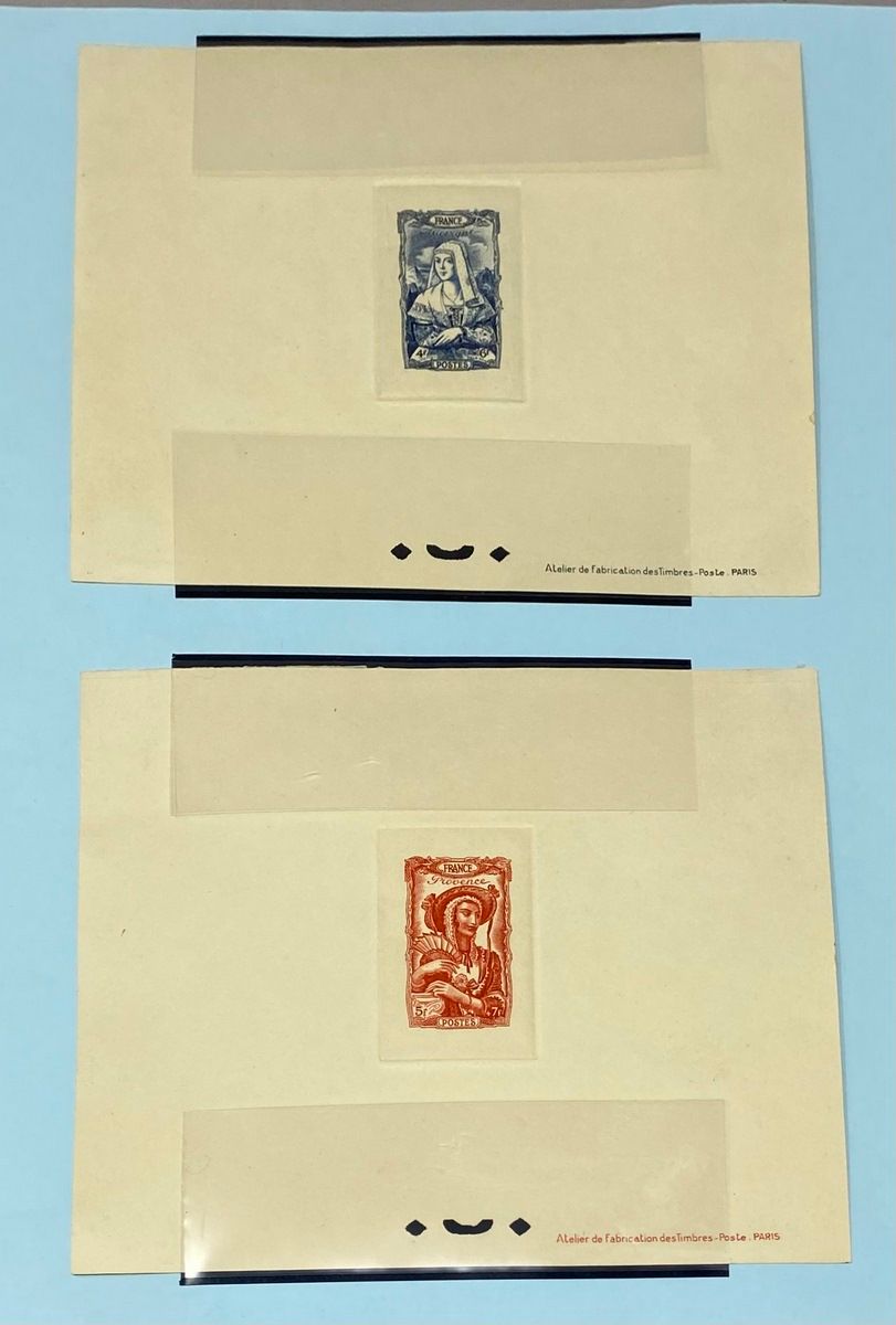 Null FRANCIA
Copricapo regionale serie 1943 n° 593/598 foglio deluxe