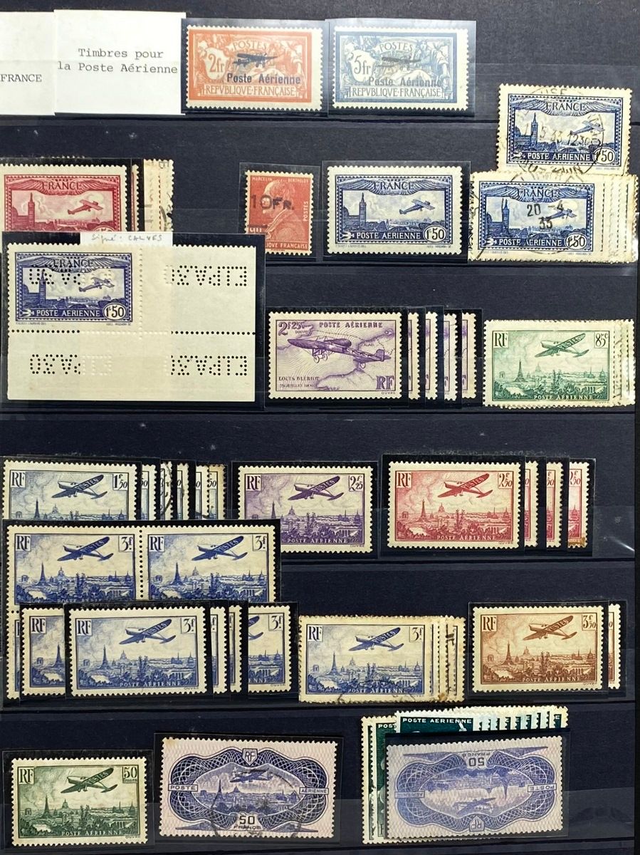 Null FRANCE
End of catalog.
Air mail and tax
Mixed quality.