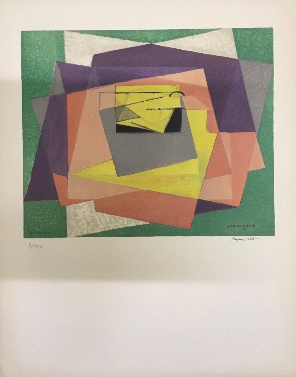 Null VILLON Jacques (after) 
Lithograph on Arches vellum, signed lower right and&hellip;