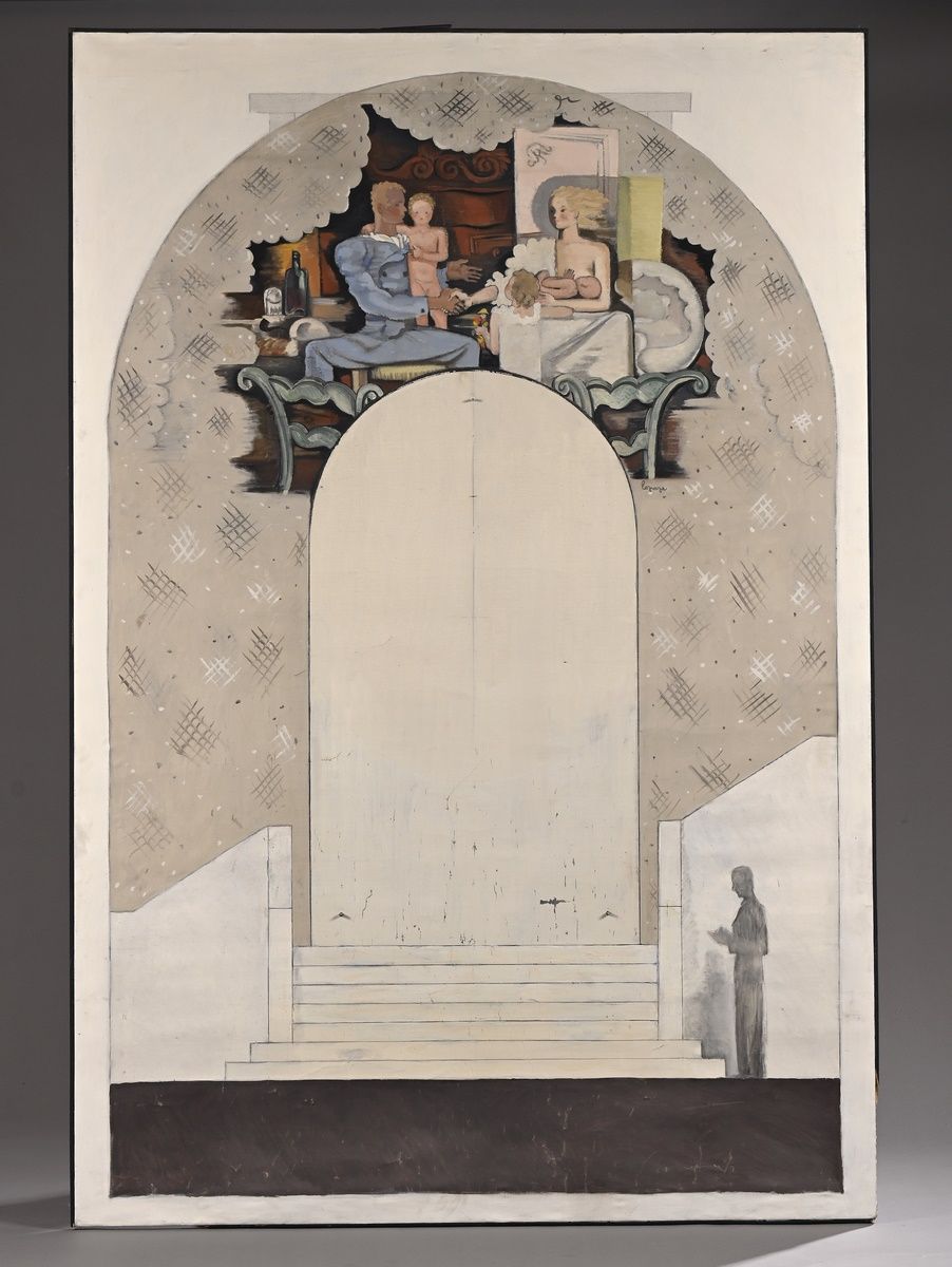 Null Georges LEPAPE (1887 - 1971)
« La Femme, l'Enfant et la Famille », projet p&hellip;