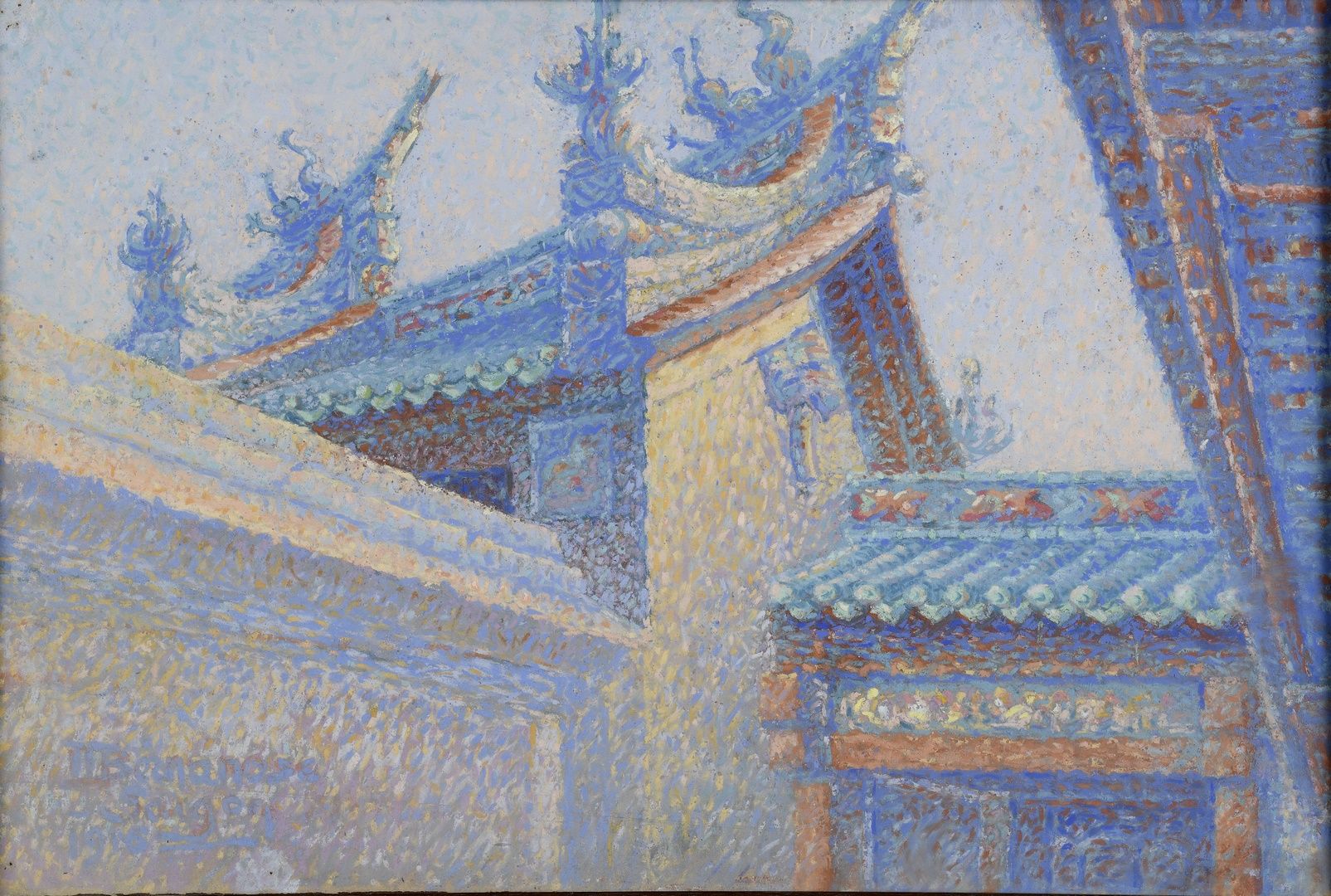 Null BERNANOSE Marcel, 1884-1952
Les toits d’une pagode, Saïgon, 1916
pastel sur&hellip;