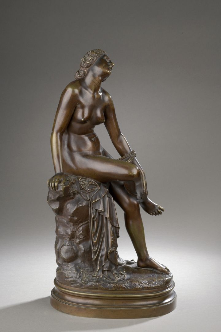 Null ROUBAUD Félix François, 1825-1876
Eurydice
bronze à patine brun-roux, fonte&hellip;