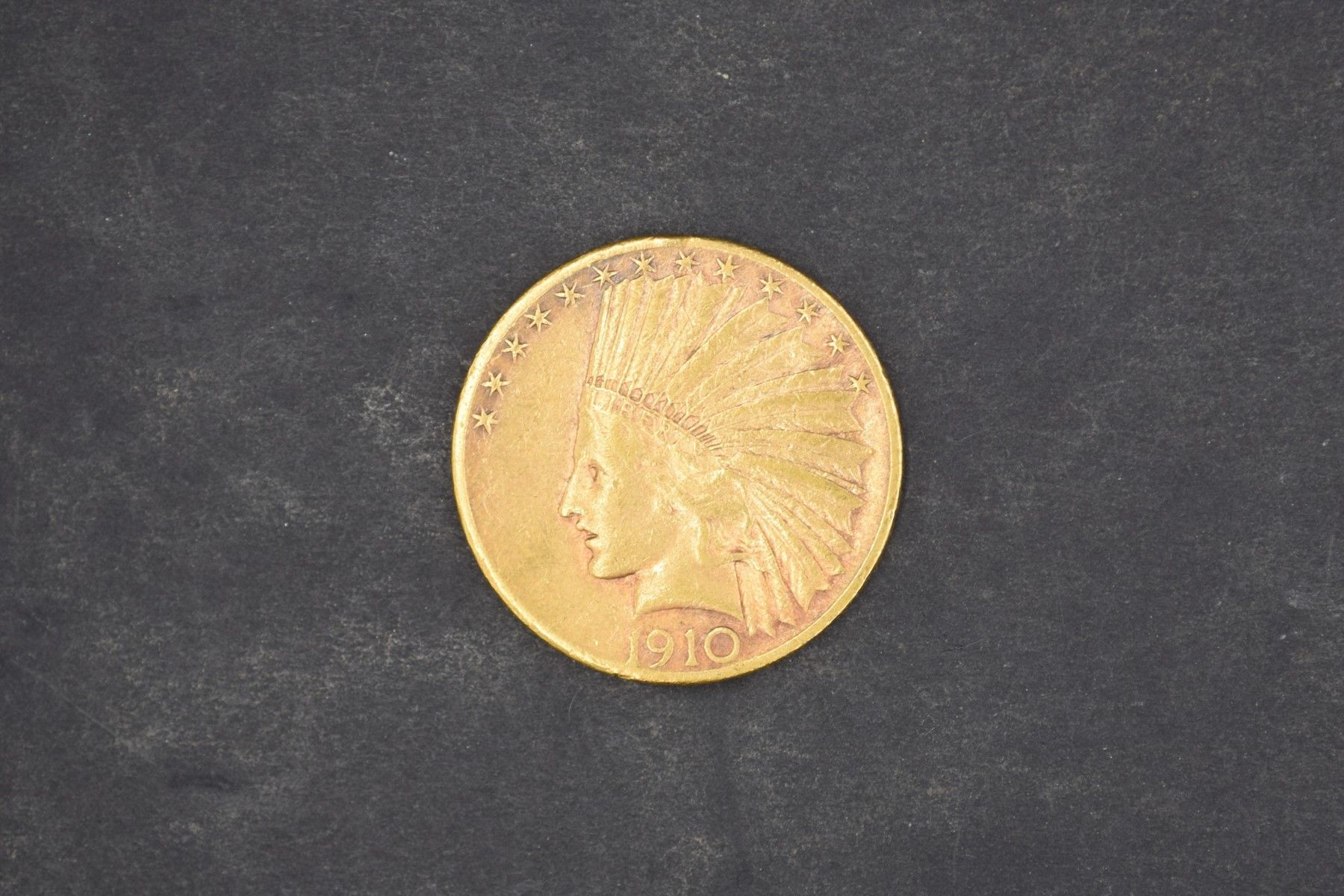 Null Pièce en or de 10 dollars Tête d'Indien avec devise (1910 S)
Poids Théoriqu&hellip;