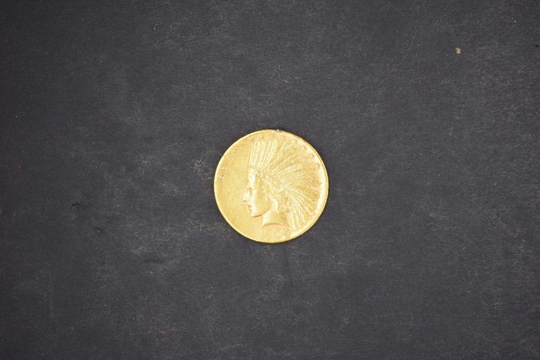 Null Pièce en or de 10 dollars Tête d'Indien avec devise (1909 S)
Poids Théoriqu&hellip;