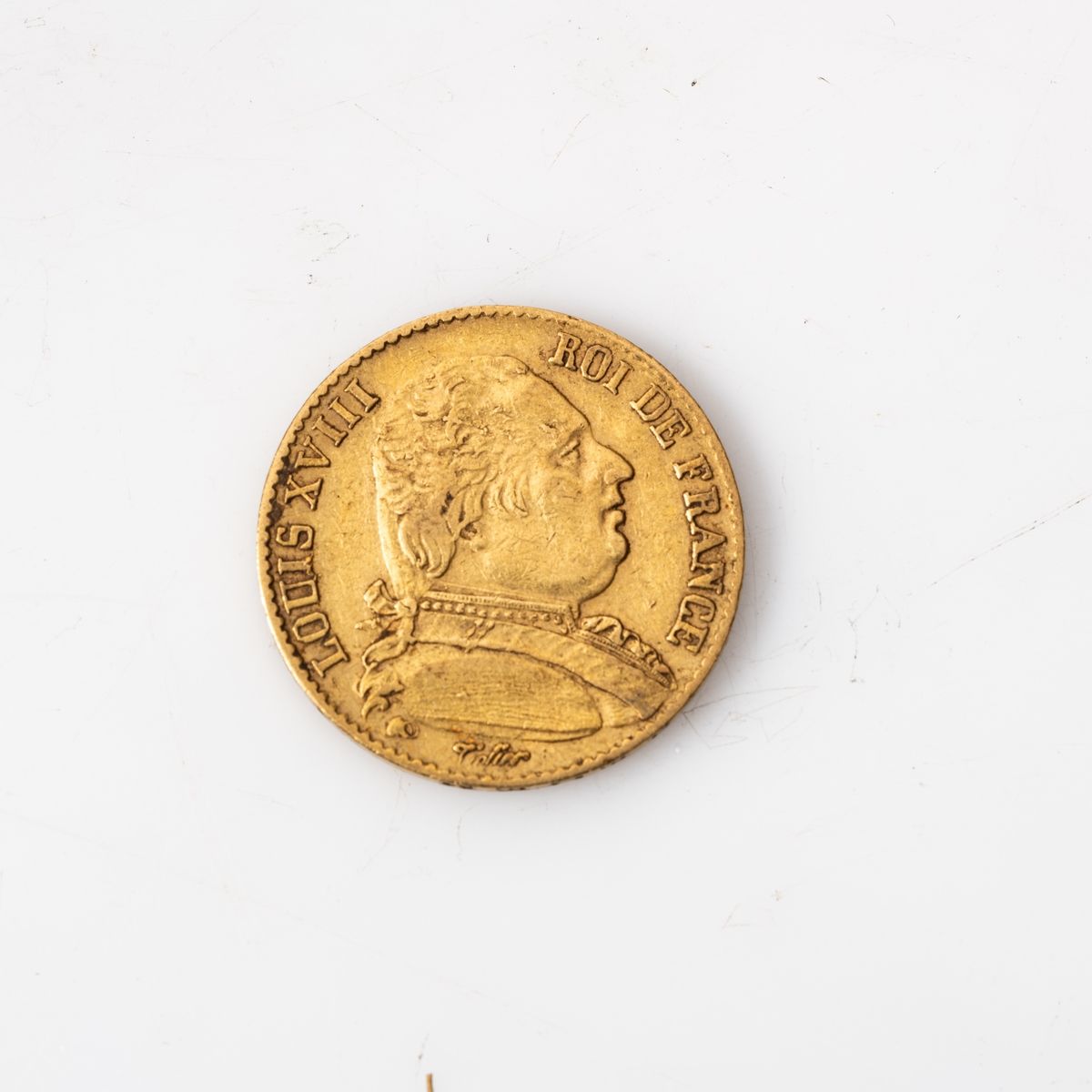 Null Moneta d'oro da 20 franchi Luigi XVIII, busto vestito (1814, A). 

Peso: 6,&hellip;
