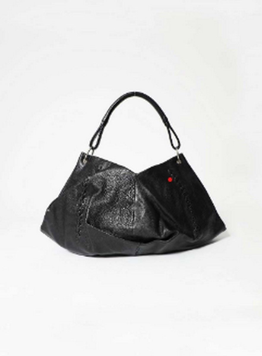 Null 托马斯-迈尔设计的 BOTTEGA VENETTA
约 2008 年

黑色粒面皮手提或肩背手提包，饰以金属饰品。
明显的顶部缝线，皮革加固手柄。 
&hellip;