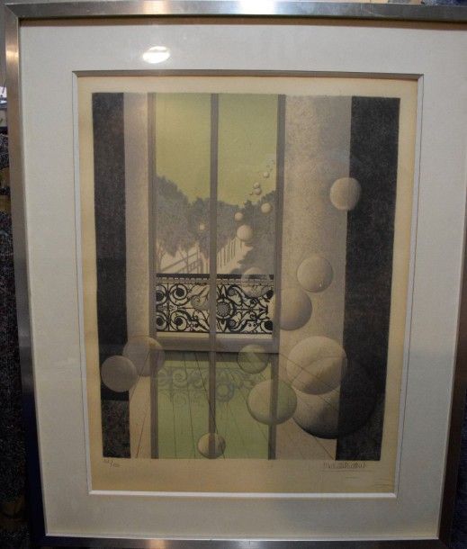 Null BATTUT Michèle (1946)

fenêtre aux bulles,

lithographie signé en bas à dro&hellip;