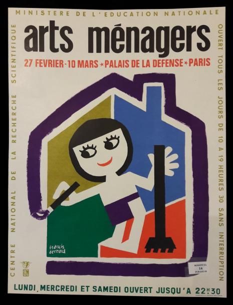 Null Salon des arts ménagers d'après Francis Bernard ( 1900-1979 ). Palais de la&hellip;