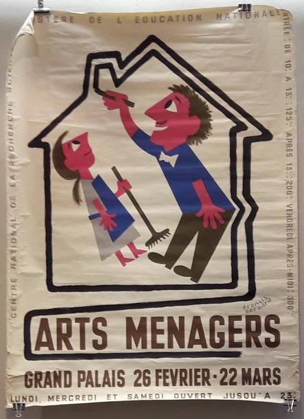Null ARTS MENAGERS, d'après Francis Bernard, affiche du vingt-deuxième salon des&hellip;