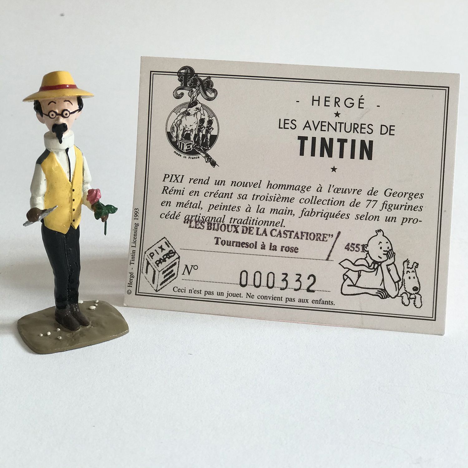 Null HERGÉ (Georges RÉMI) (1907-1983) Tintin - PIXI " Les Bijoux de la Castafior&hellip;