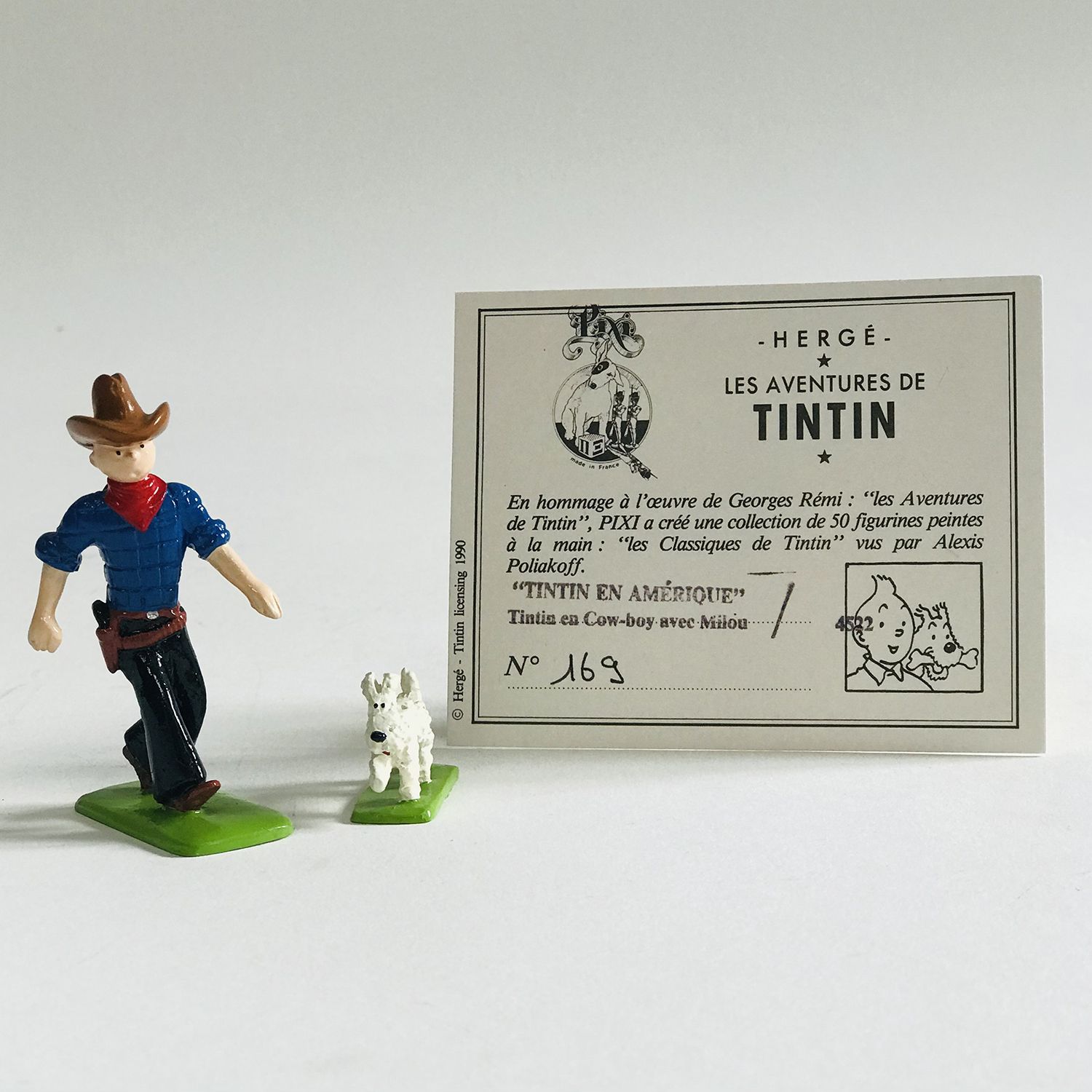 Null HERGÉ (Georges RÉMI) (1907-1983) Tintin - PIXI " Tintin en Amérique : Tinti&hellip;