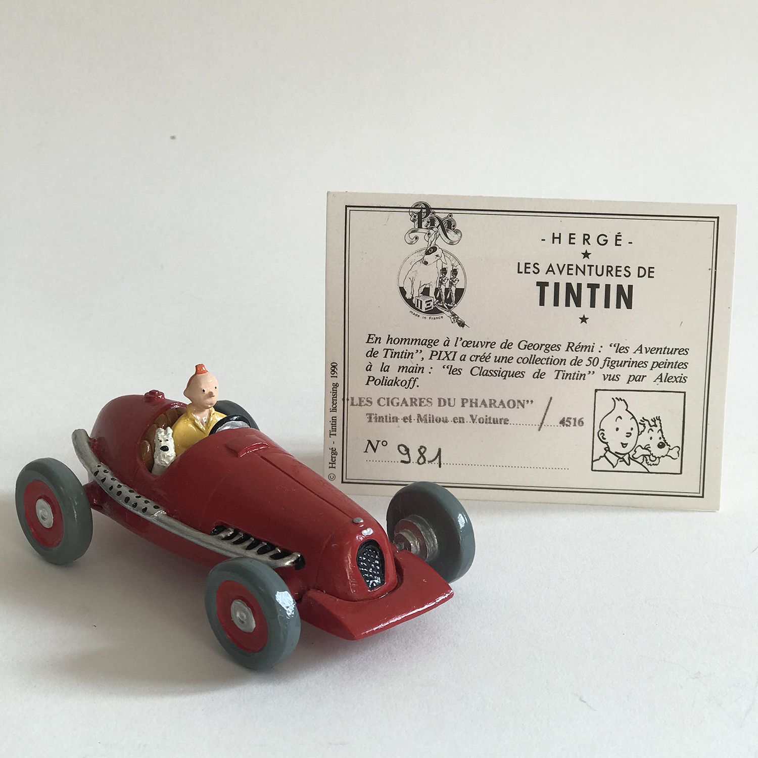Null 赫热（Georges RÉMI）(1907-1983) 丁丁 - PIXI " Les Cigares du Pharaon : Tintin and&hellip;