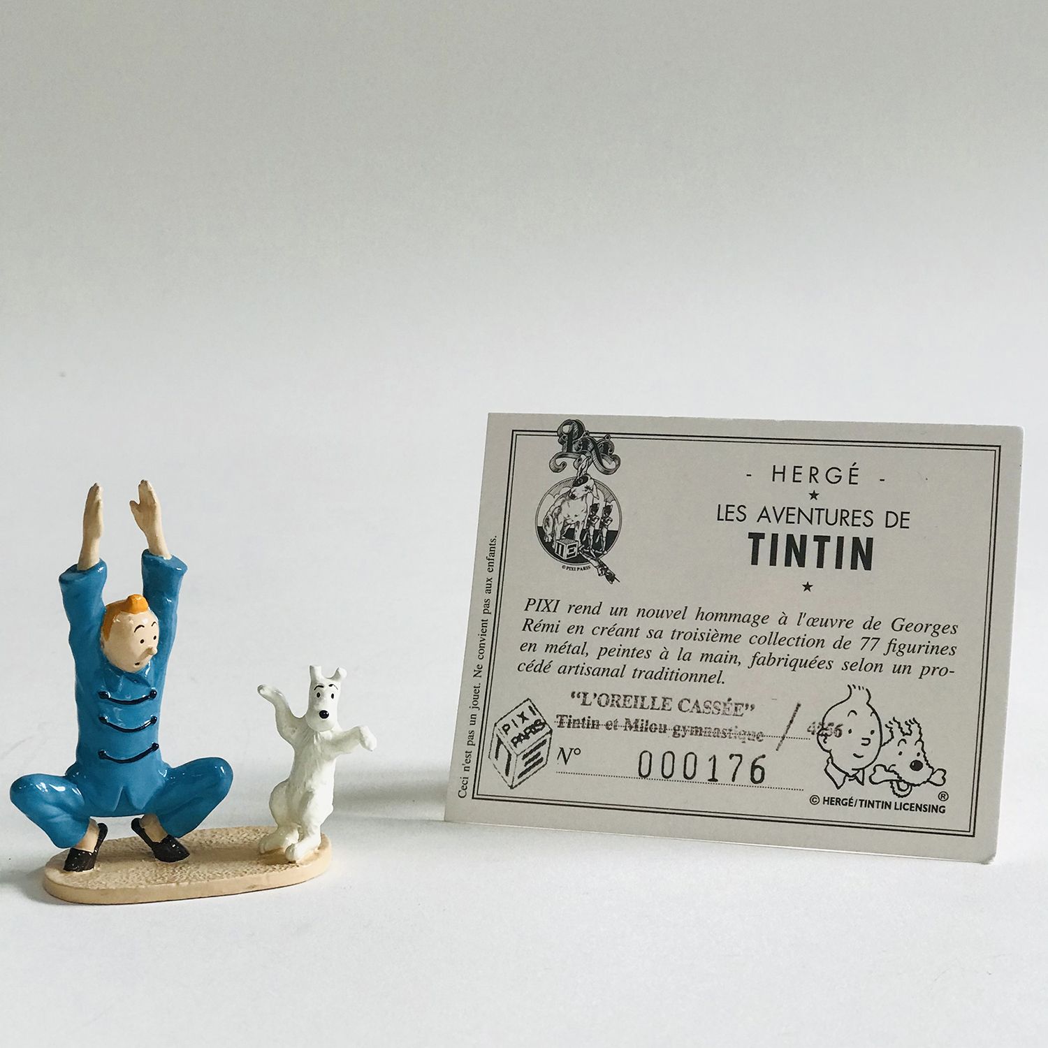 Null HERGÉ (Georges RÉMI) (1907-1983) Tintin - PIXI " L'Oreille cassée : Tintin &hellip;