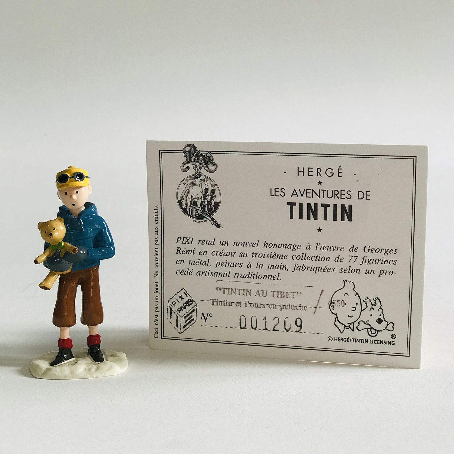 Null HERGÉ (Georges RÉMI) (1907-1983) Tintin - PIXI " Tintin au Tibet : Tintin e&hellip;