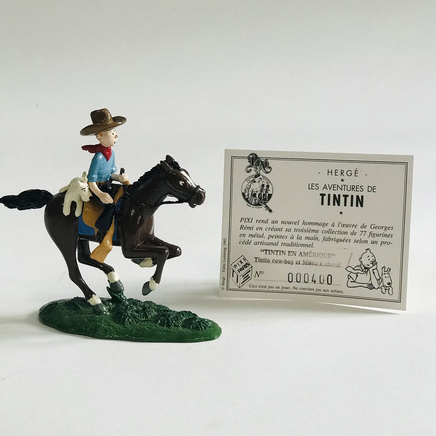 Null HERGÉ (Georges RÉMI) (1907-1983) Tintin - PIXI " Tintin en Amérique : Tinti&hellip;