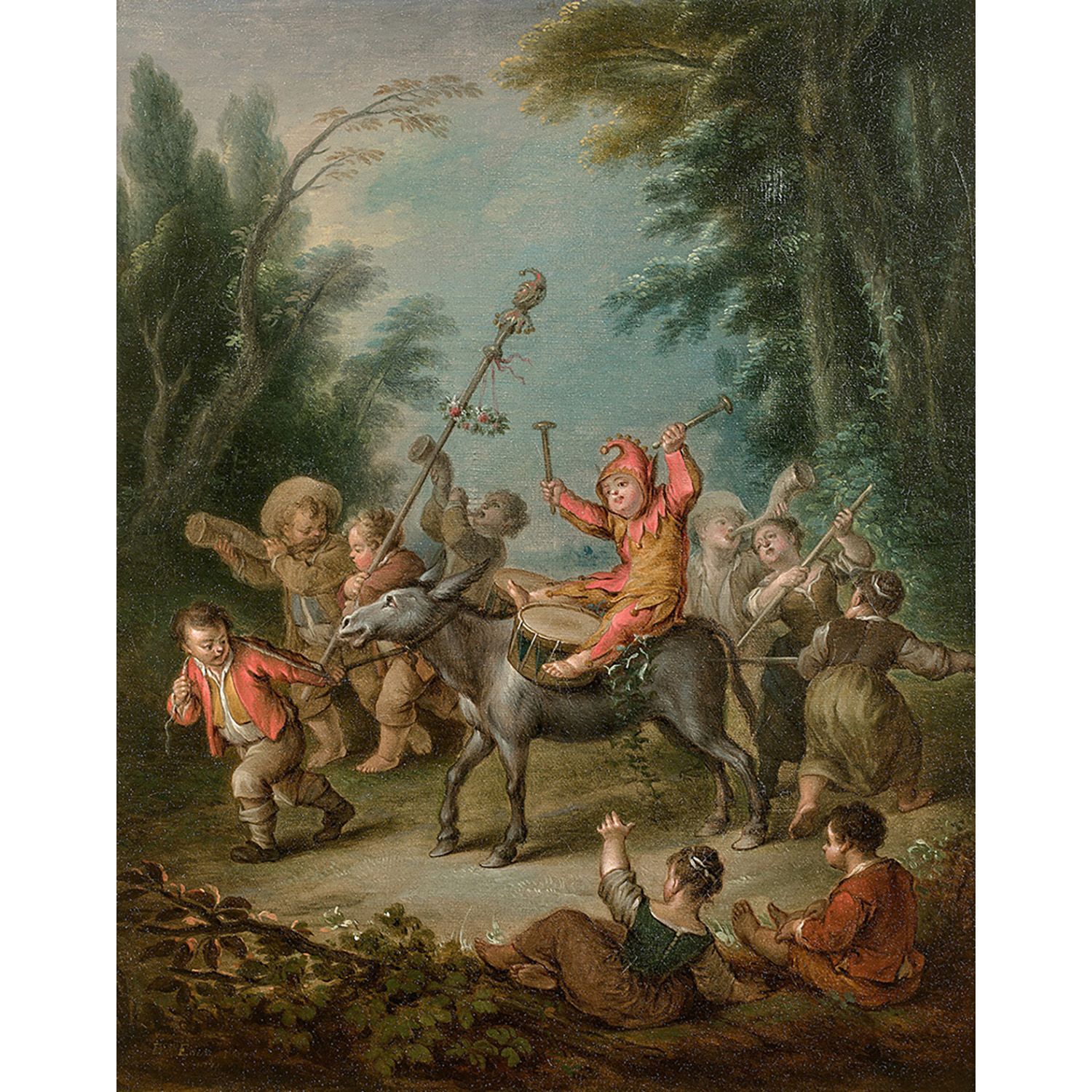 Null FRANÇOIS EISEN (BRUXELLES 1685-APRÈS 1778)
LE CARNAVAL DES ENFANTS
Toile
Si&hellip;