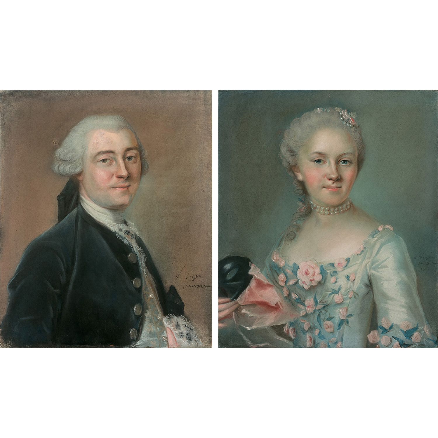 Null LOUIS VIGÉE (PARIS 1715-1767)
PRESUMED PORTRAITS OF CLAUDE CHARLES LE CARON&hellip;