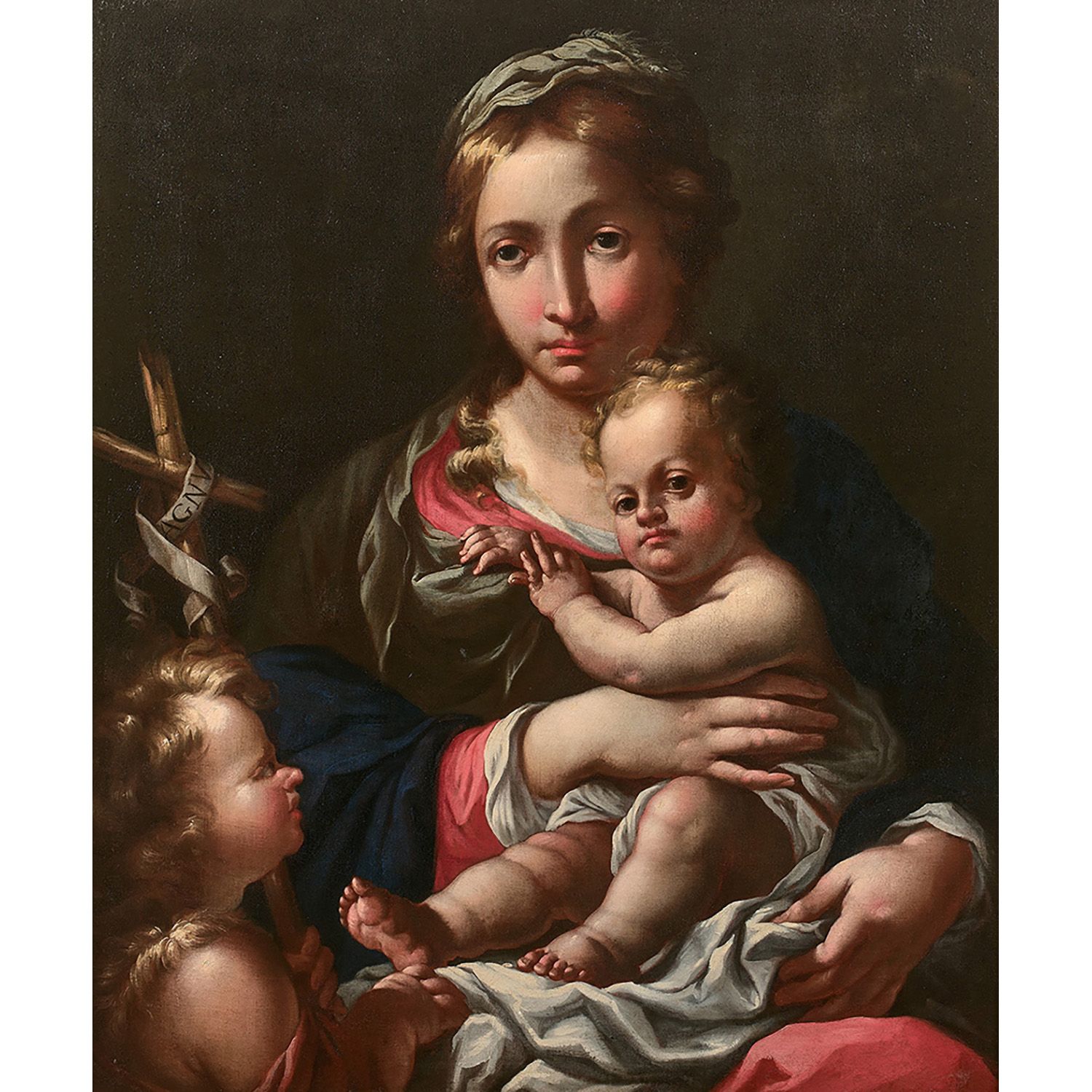 Null ÉCOLE FLORENTINE VERS 1650, ENTOURAGE DE CESARE DANDINI
VIERGE À L’ENFANT A&hellip;