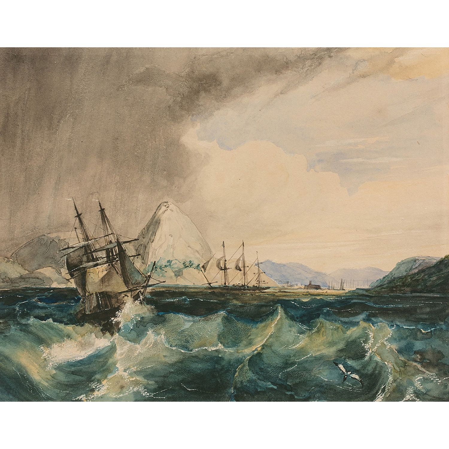 Null 归属于JOHANN MORITZ RUGENDAS (1802-1858)
L'ENTRÉE DE LA RADE DE RIO DE JANEIRO&hellip;