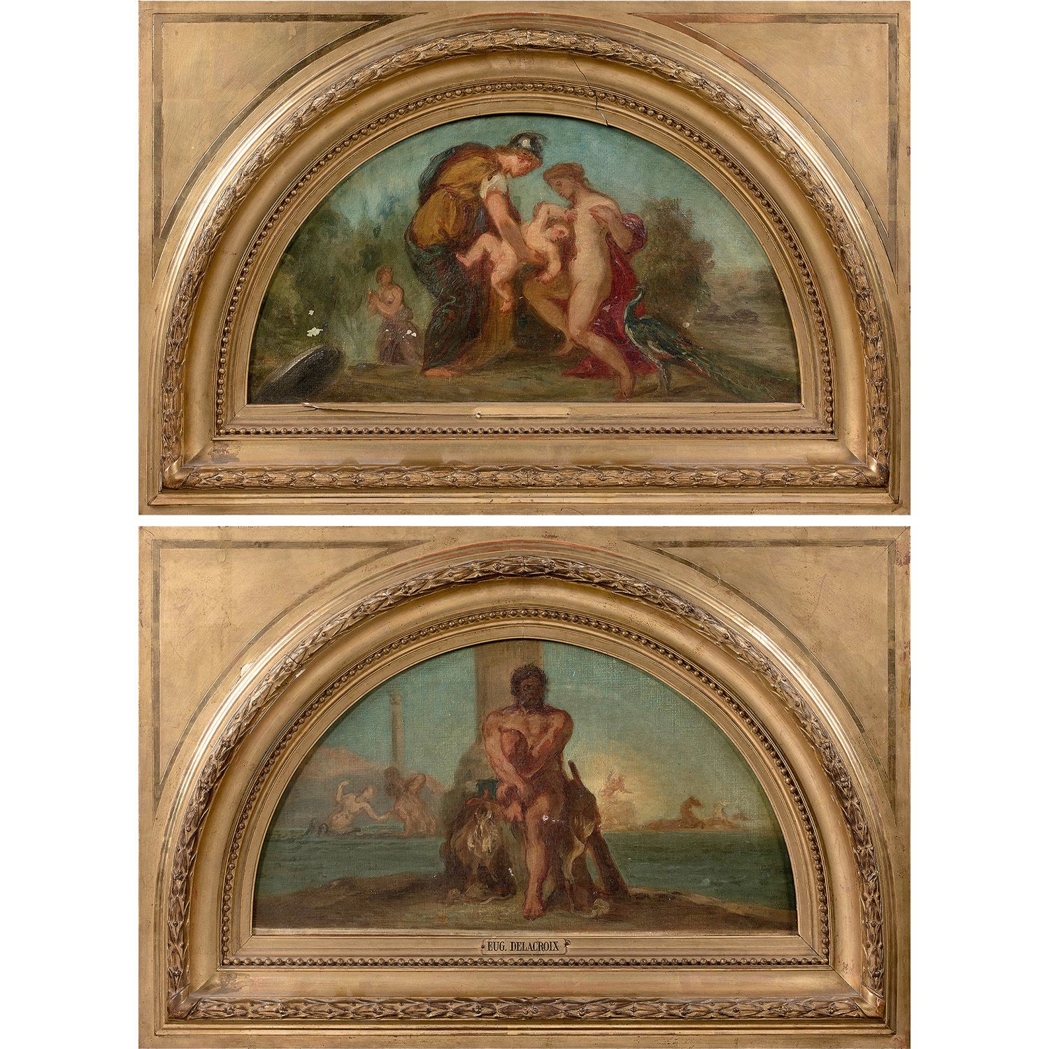 Null 
ESCUELA FRANCESA c. 1860, ESTUDIO DE EUGÈNE DELACROIX Hércules naciendo en&hellip;