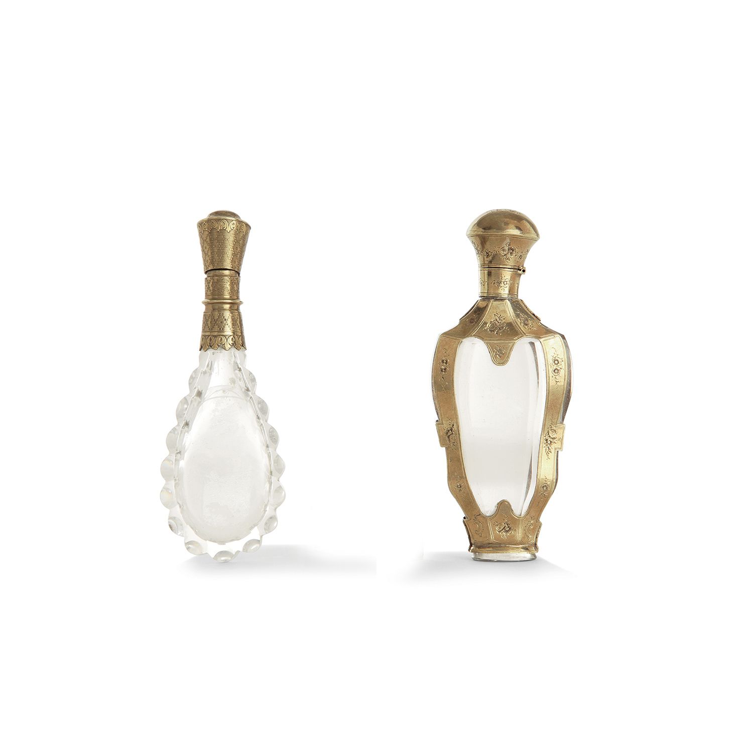 Null TWO SALT BOTTLES, SECOND HALF OF THE 19th CENTURY

crystal and 18K (750) go&hellip;