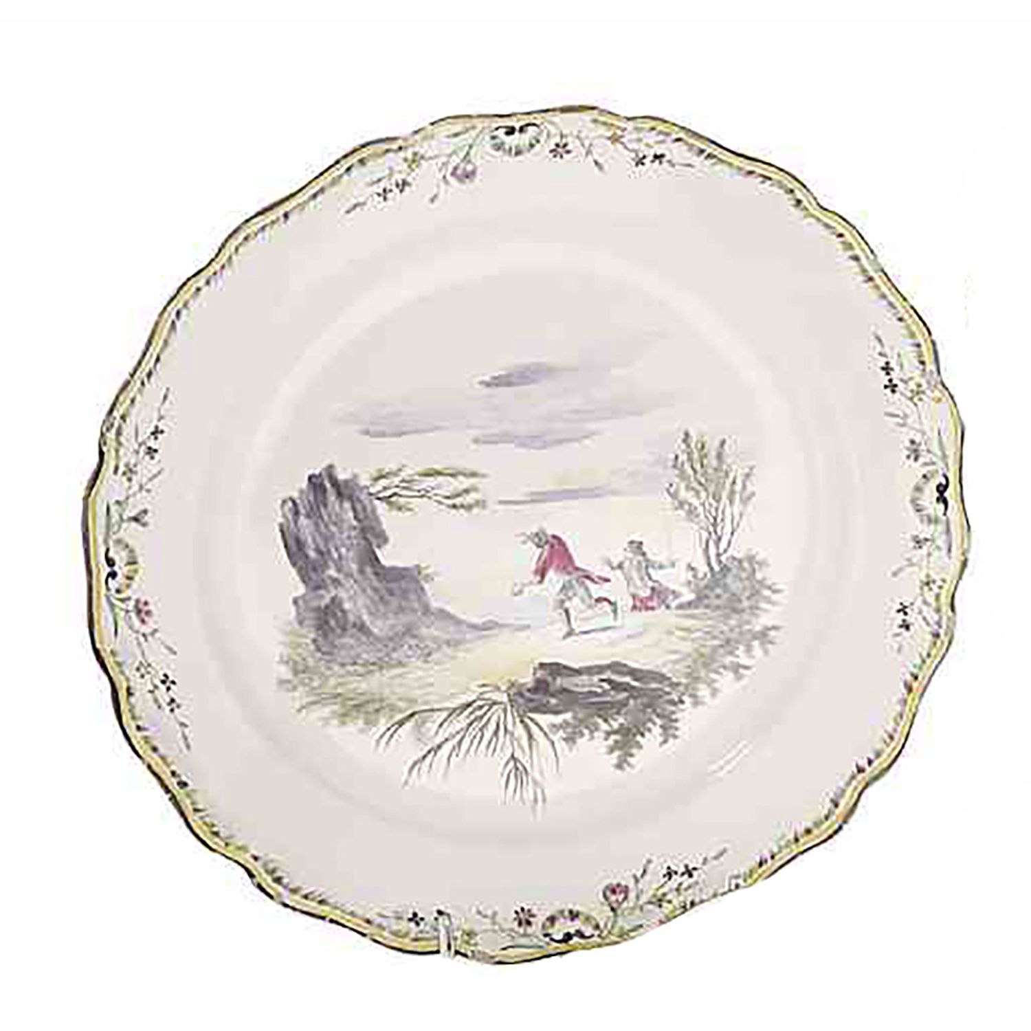 Null IN THE STYLE OF MARSEILLE

Plate decorated with two men, one holding a swor&hellip;