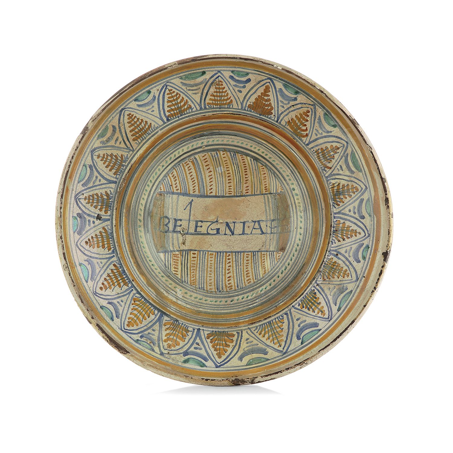 Null ROUND PLAT, DERUTA, late 16th century, early 17th century

Majolica with po&hellip;