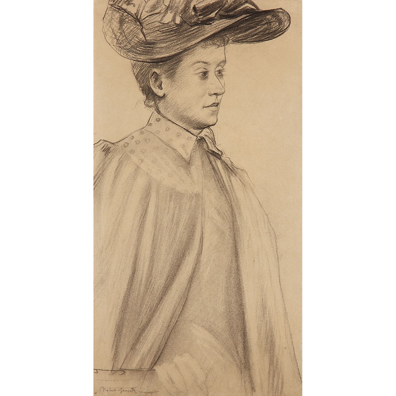 Null 诺贝尔-戈内特(Norbert Goeneutte) (巴黎1854-奥弗斯河畔1894)

艺术家的妹妹Rine Goeneutte的肖像

黑色铅&hellip;