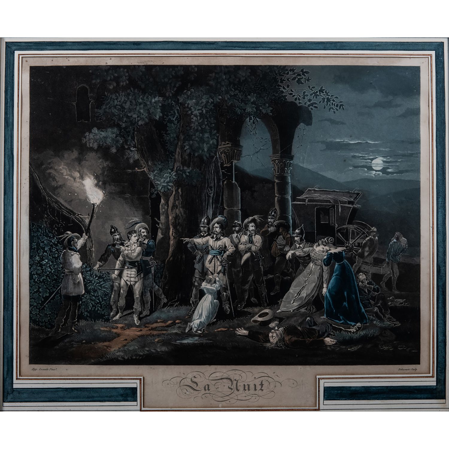 Null HIPPOLYTE LECOMTE (1781-1857)

THE NIGHT

Aquatint in colors on paper 

Aqu&hellip;