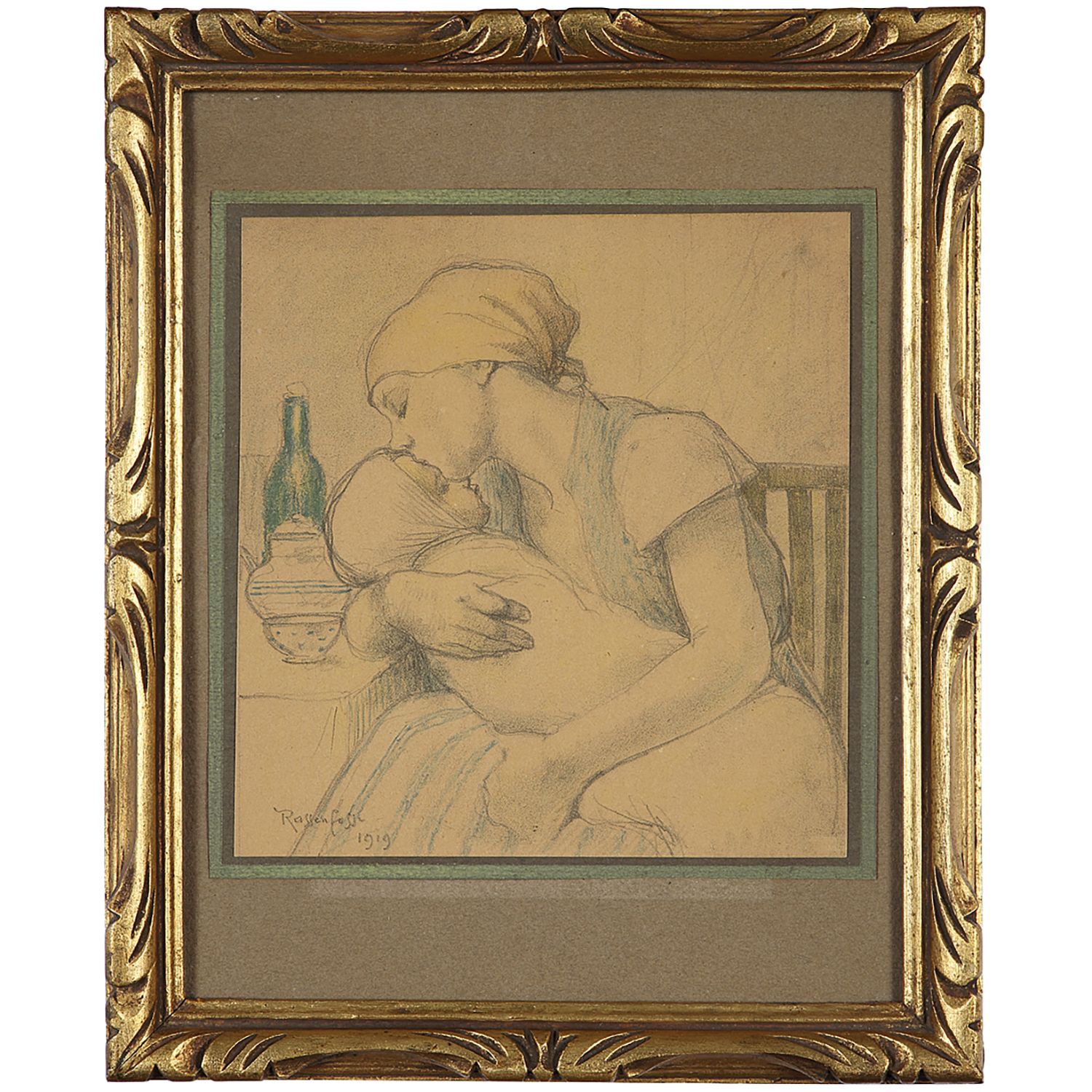 Null ARMAND RASSENFOSSE (1862-1934)

MOTHER KISSING HER CHILD, 1919

Pencil and &hellip;