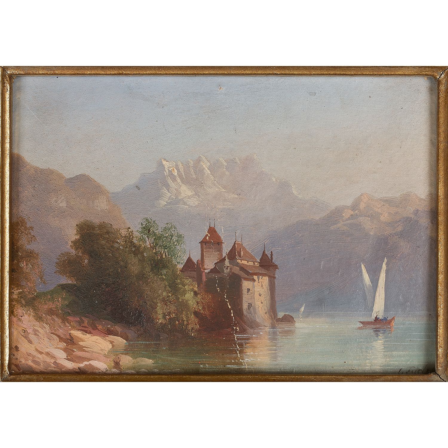 Null SCHWEIZER SCHULE DES 19. JAHRHUNDERTS, FUCHS

SCHLOSS CHILLON AM LEMANSEE

&hellip;